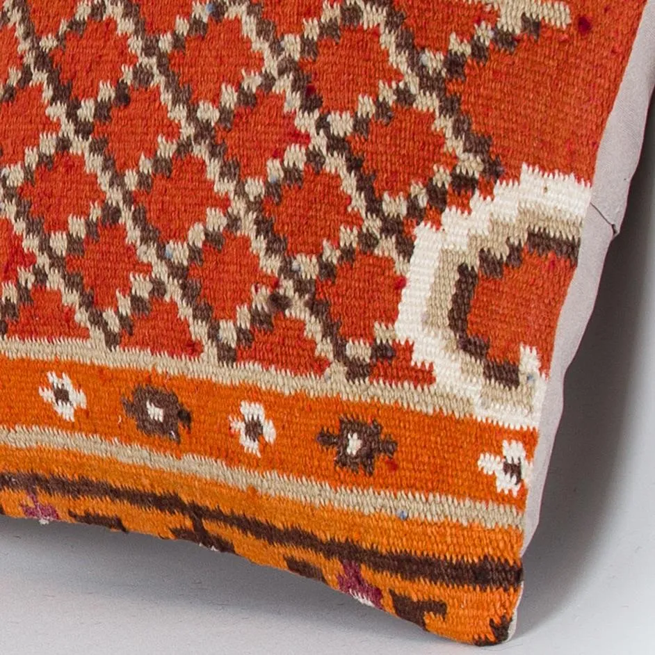 Geometric Multiple Color Kilim Pillow Cover 16x16 7967