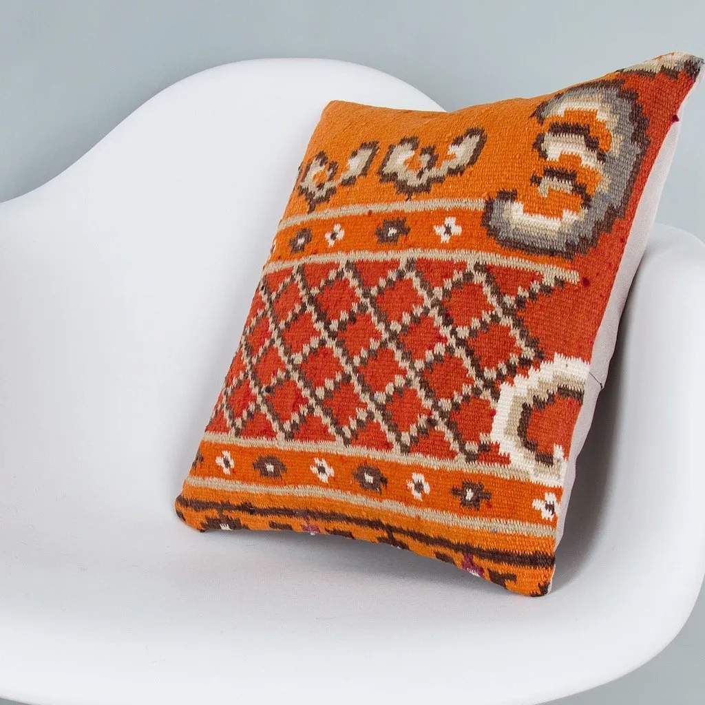 Geometric Multiple Color Kilim Pillow Cover 16x16 7967