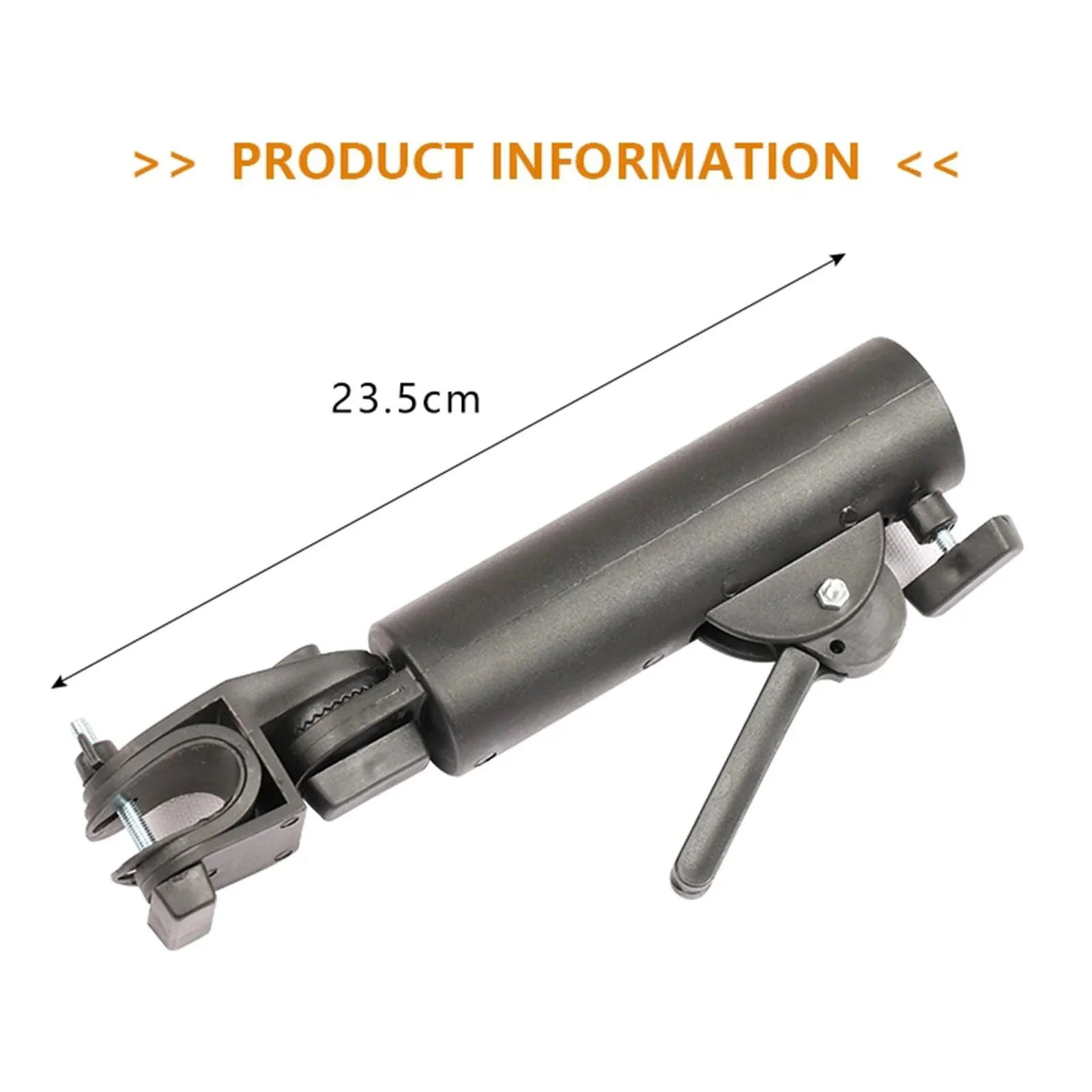 Golf Cart Umbrella Holder, Universal Adjustable Umbrella Mounting Attachment for Golf Push Cart Accessories