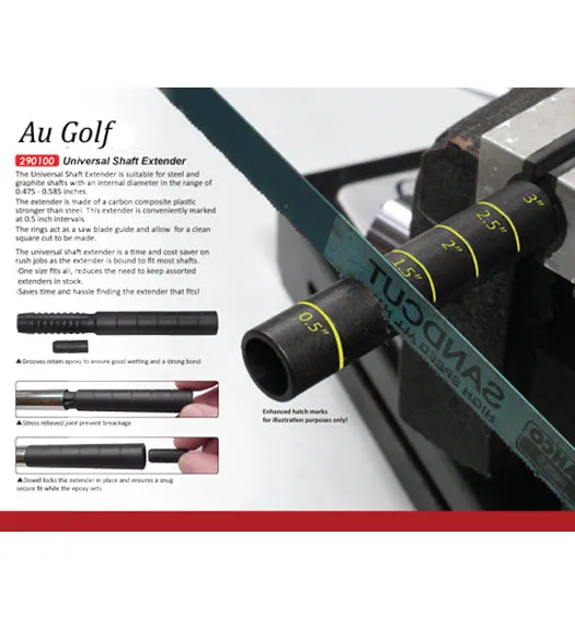Golf Club Adjustable Shaft extensions