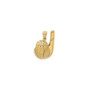 Golf Club and Ball Pendant (14K)