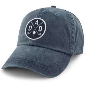 Golf DAD Patch Washed Dad Hat