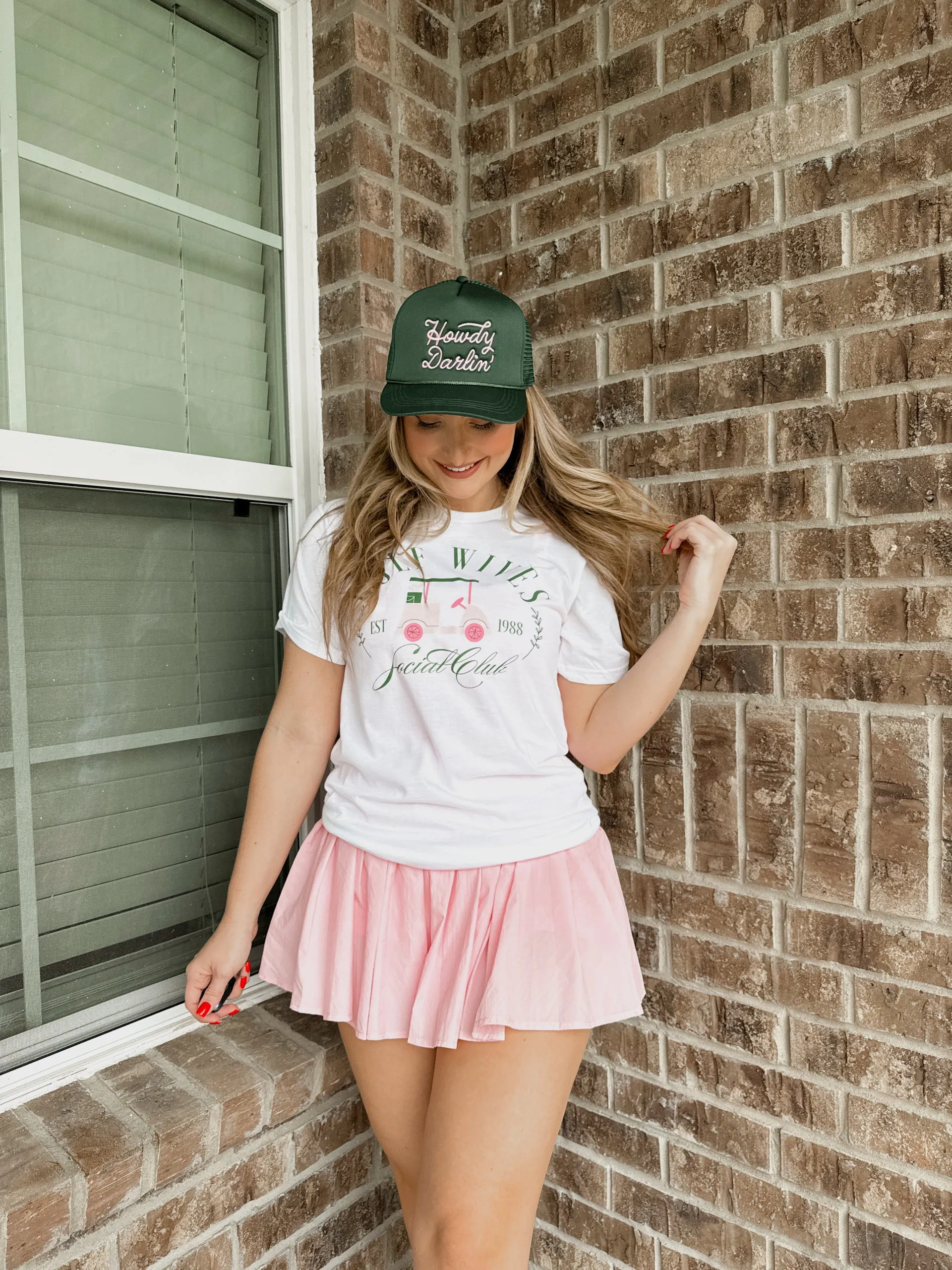 Golf Wives Social Club Graphic Tee - White