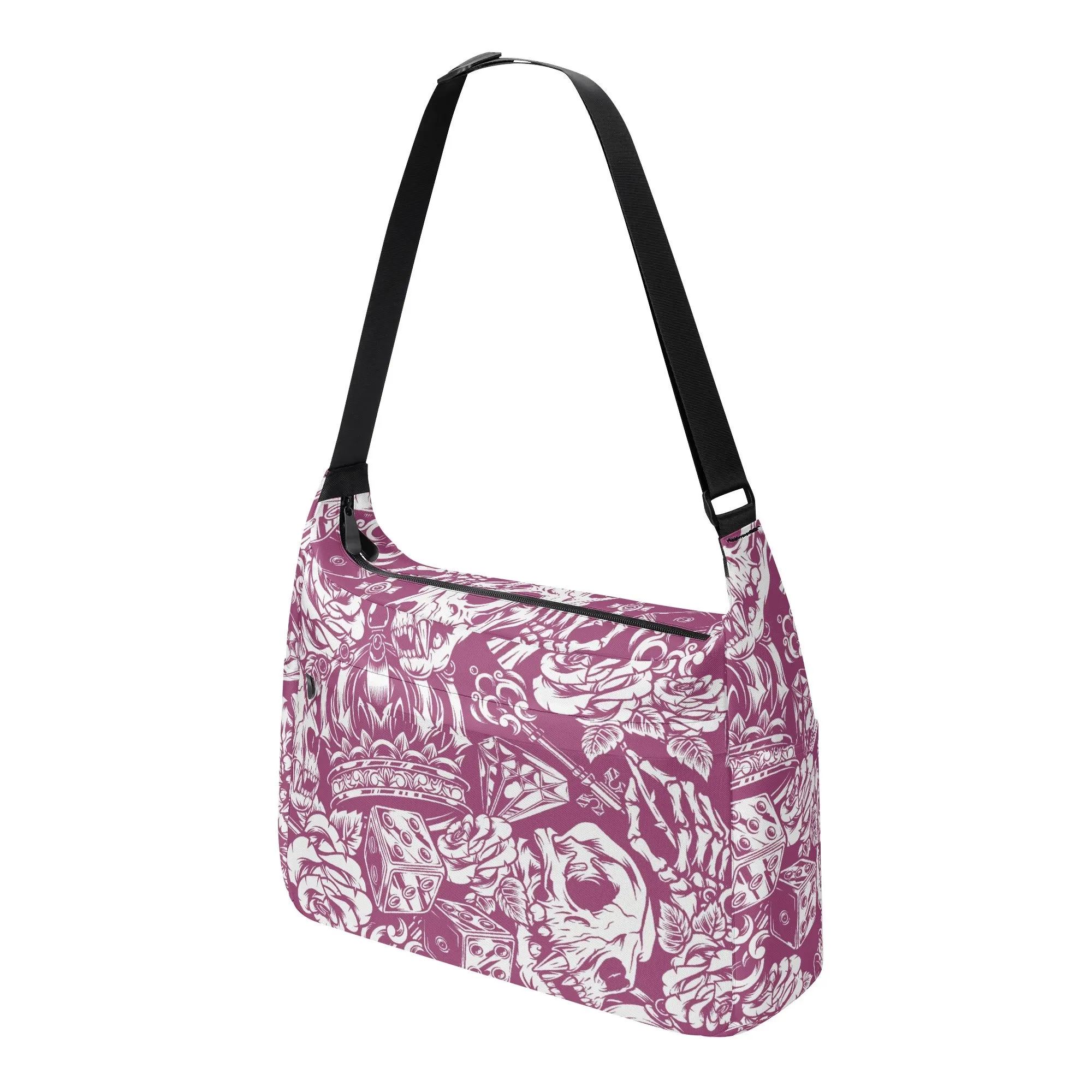 Gothic Skull Pattern Shoulder Bag