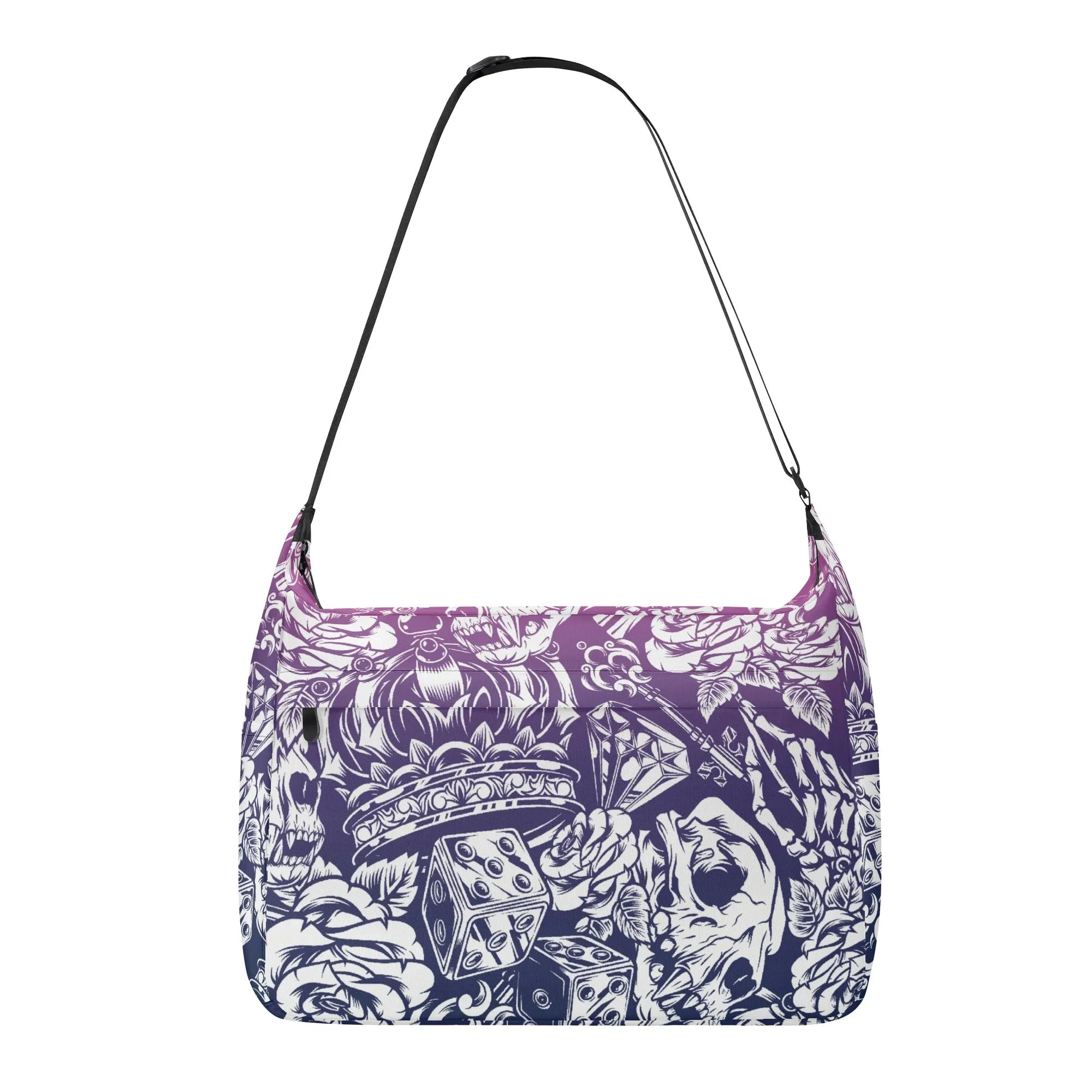 Gothic Skull Pattern Shoulder Bag