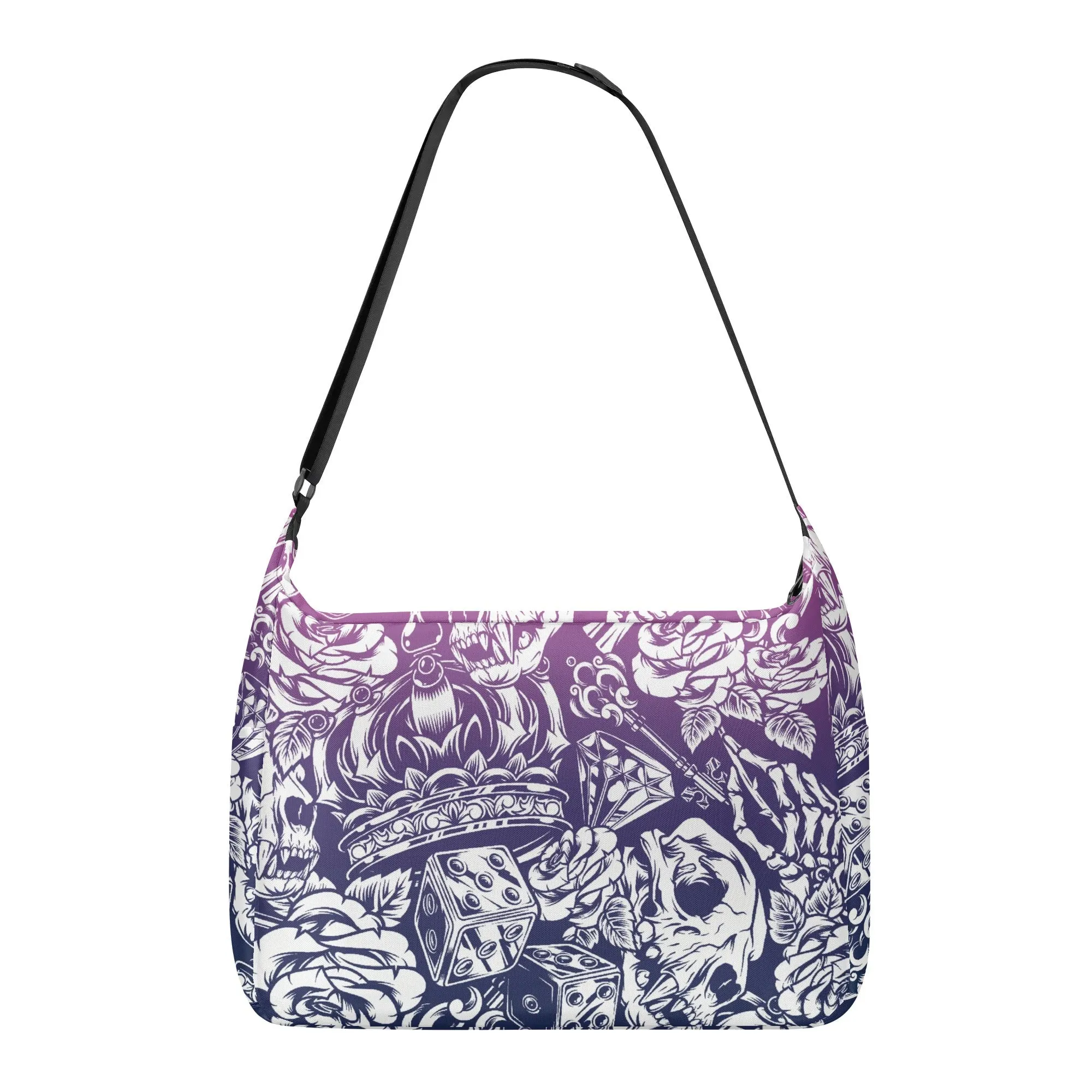 Gothic Skull Pattern Shoulder Bag