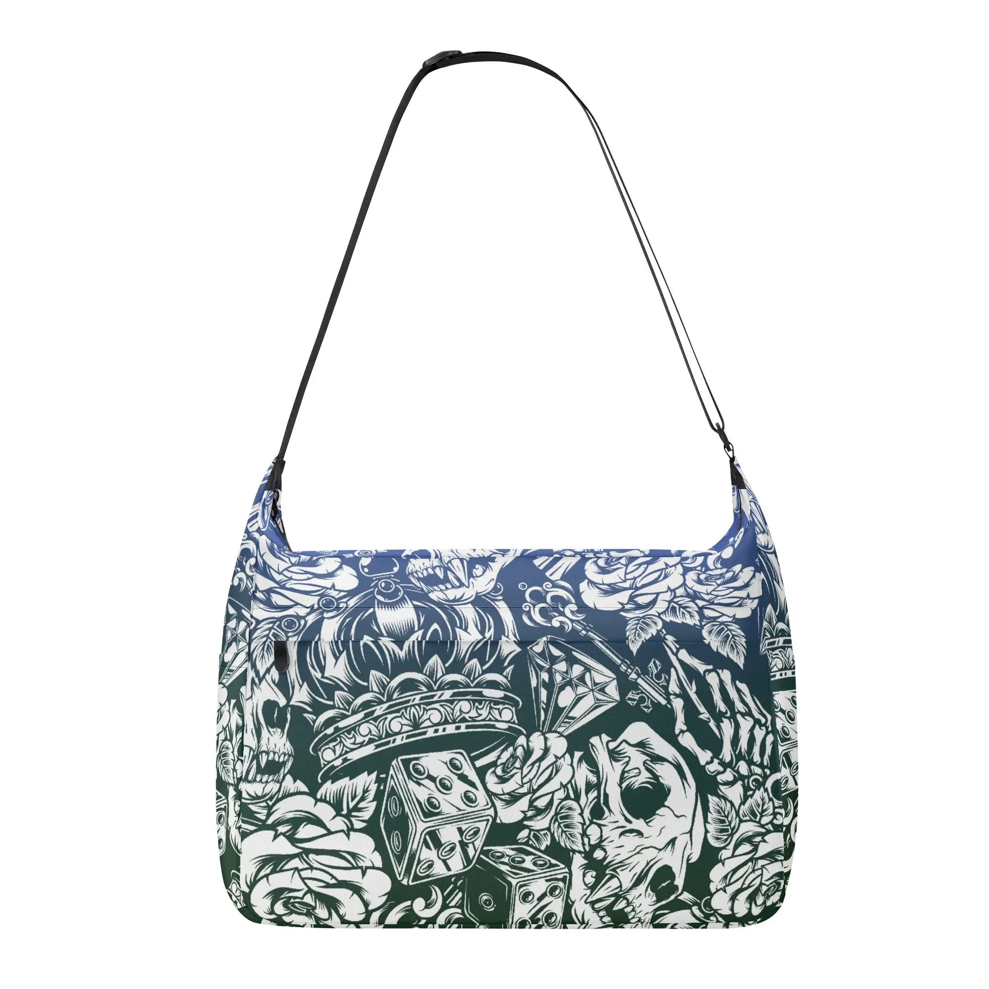 Gothic Skull Pattern Shoulder Bag