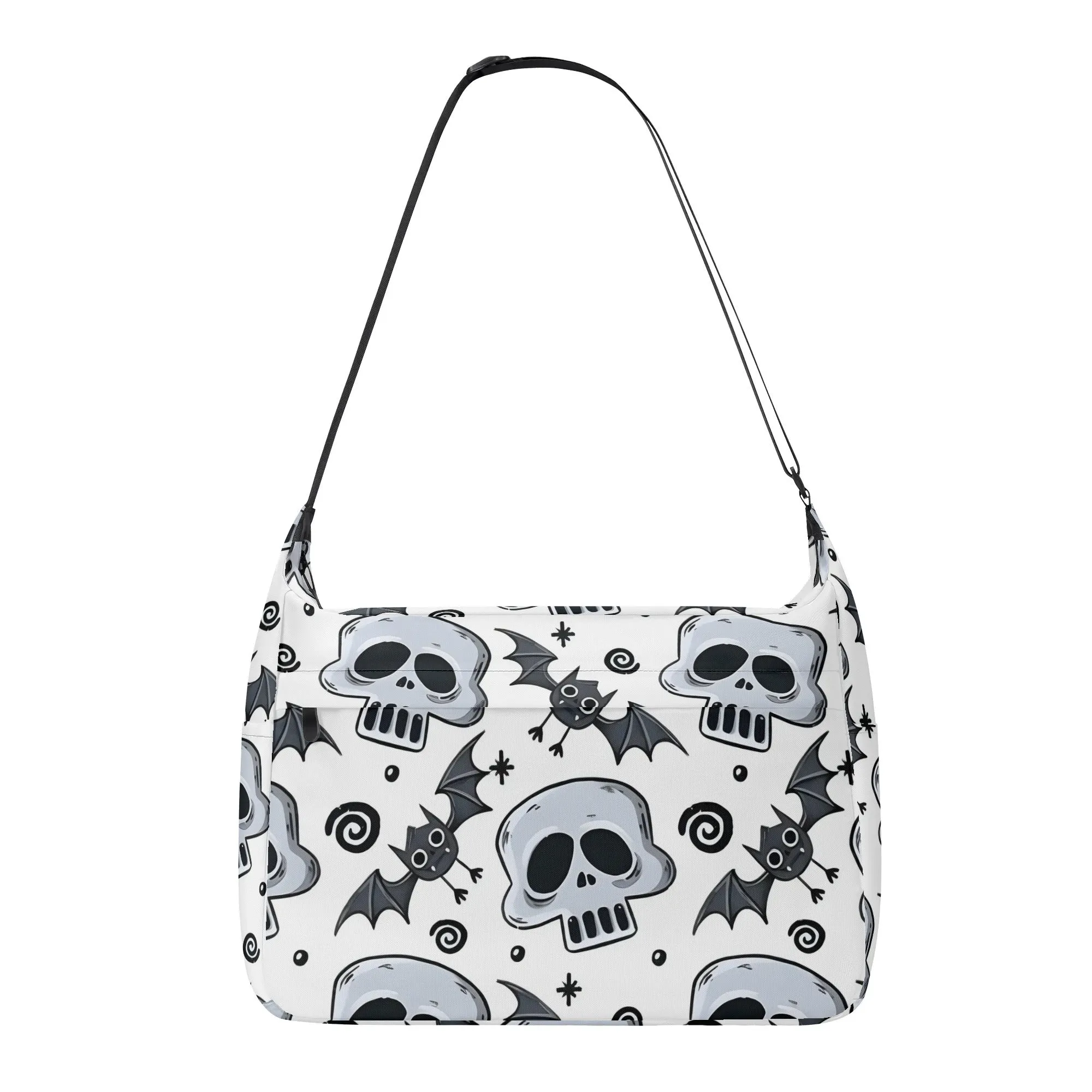 Gothic Skull Pattern Shoulder Bag