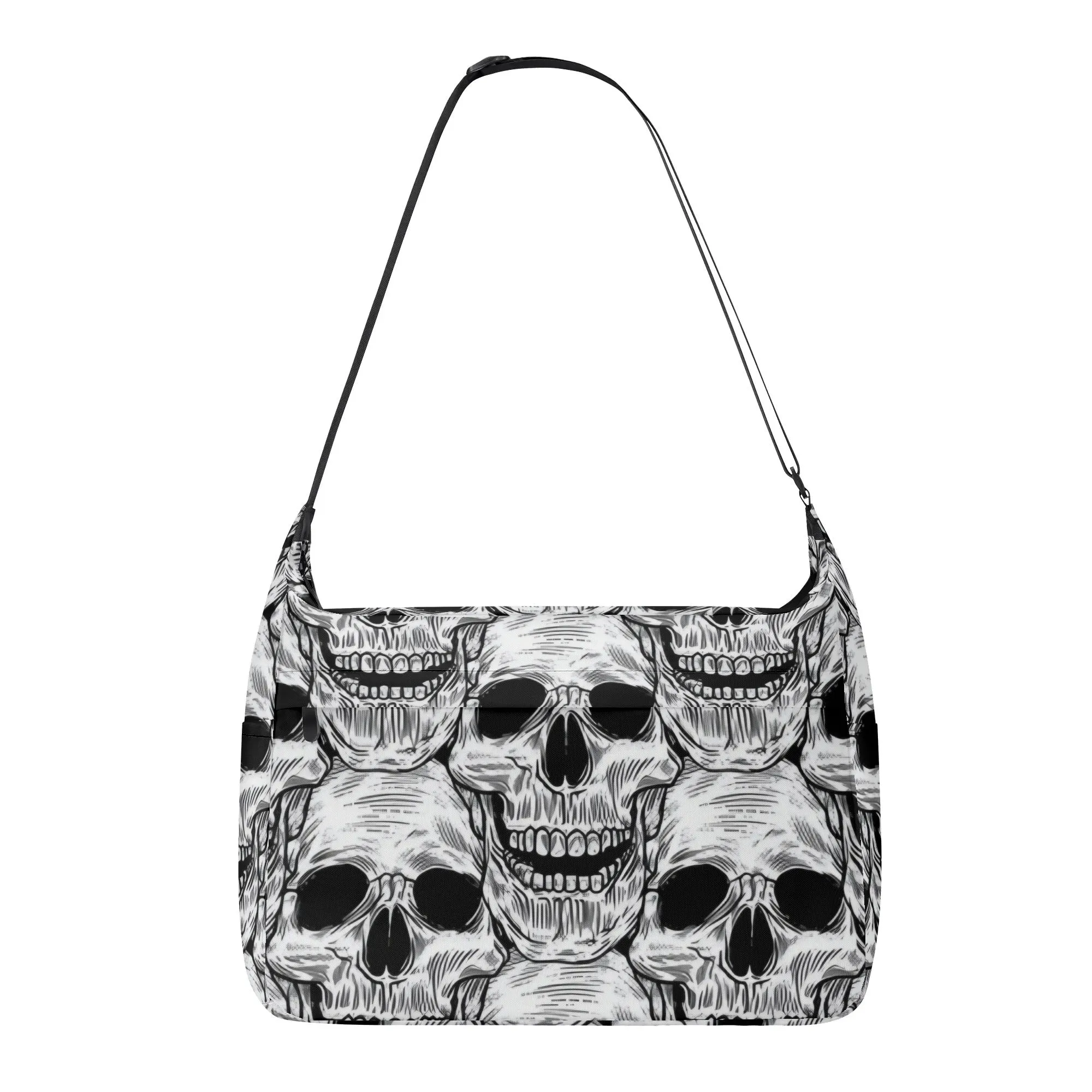 Gothic Skull Pattern Shoulder Bag