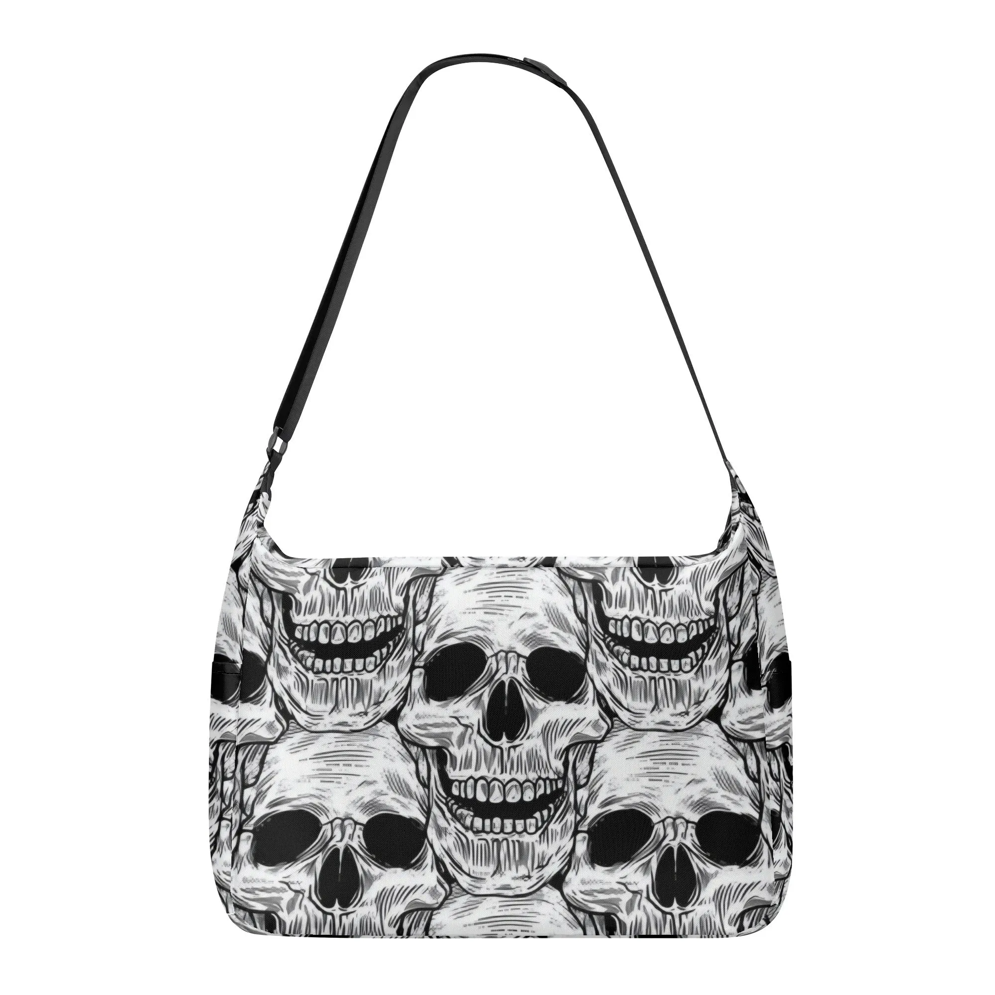 Gothic Skull Pattern Shoulder Bag