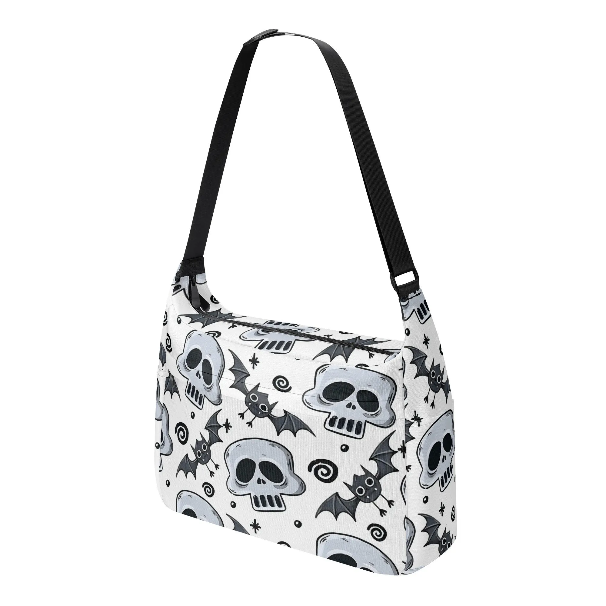 Gothic Skull Pattern Shoulder Bag