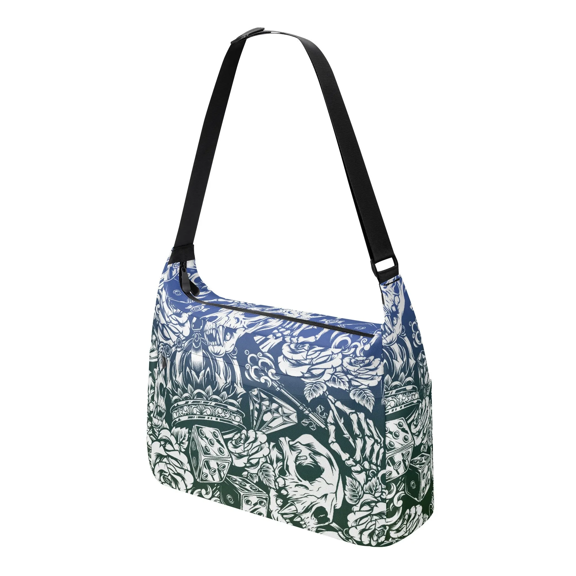Gothic Skull Pattern Shoulder Bag