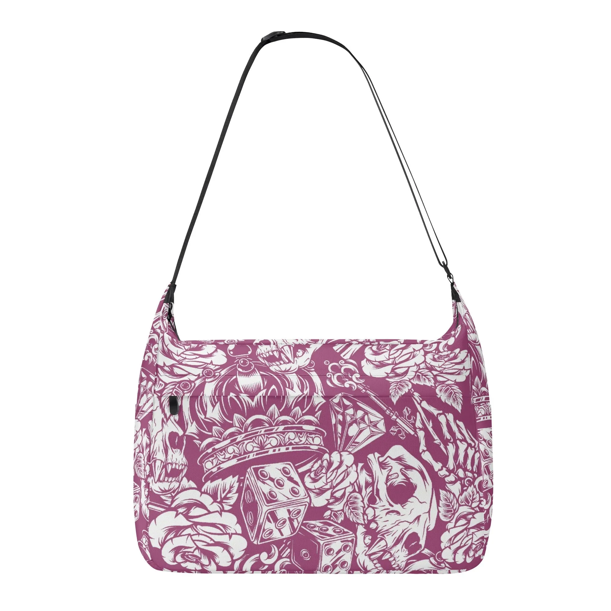 Gothic Skull Pattern Shoulder Bag