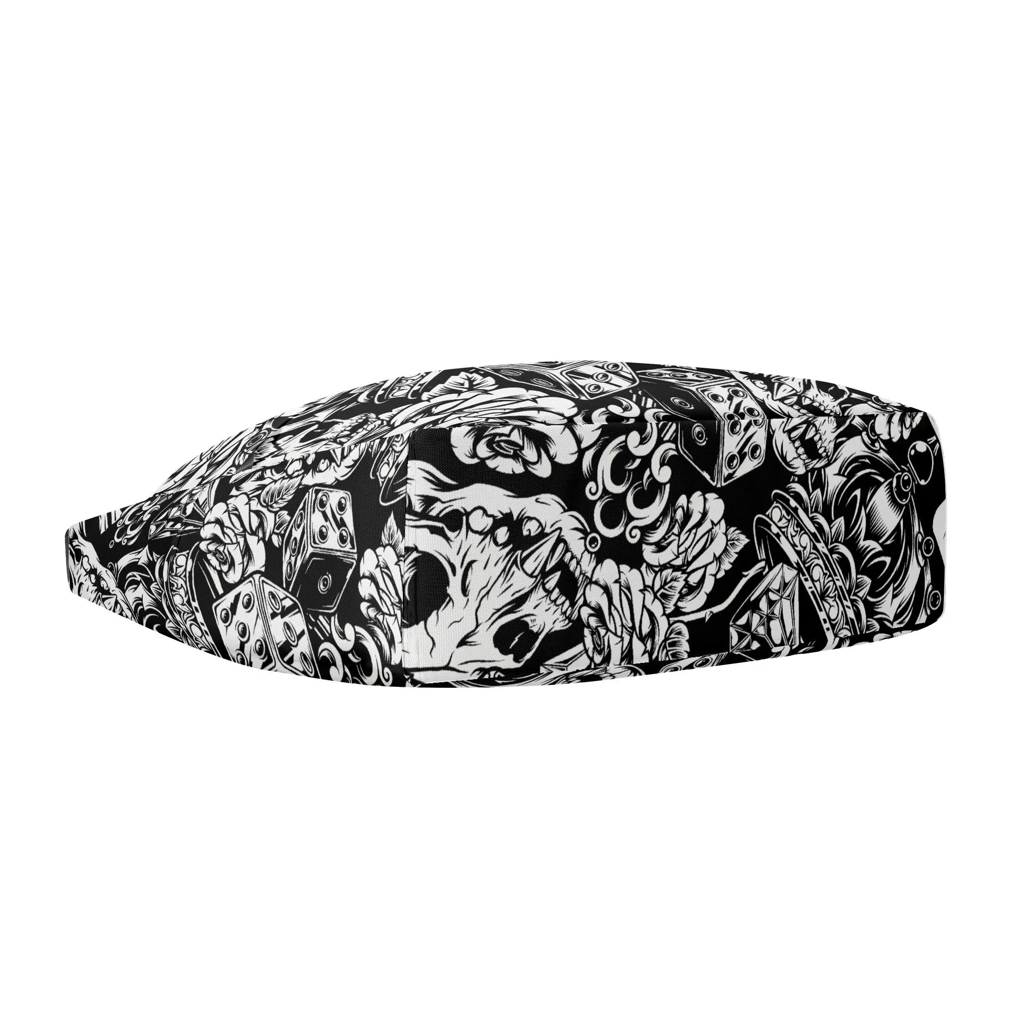 Gothic Skull Pattern Shoulder Bag