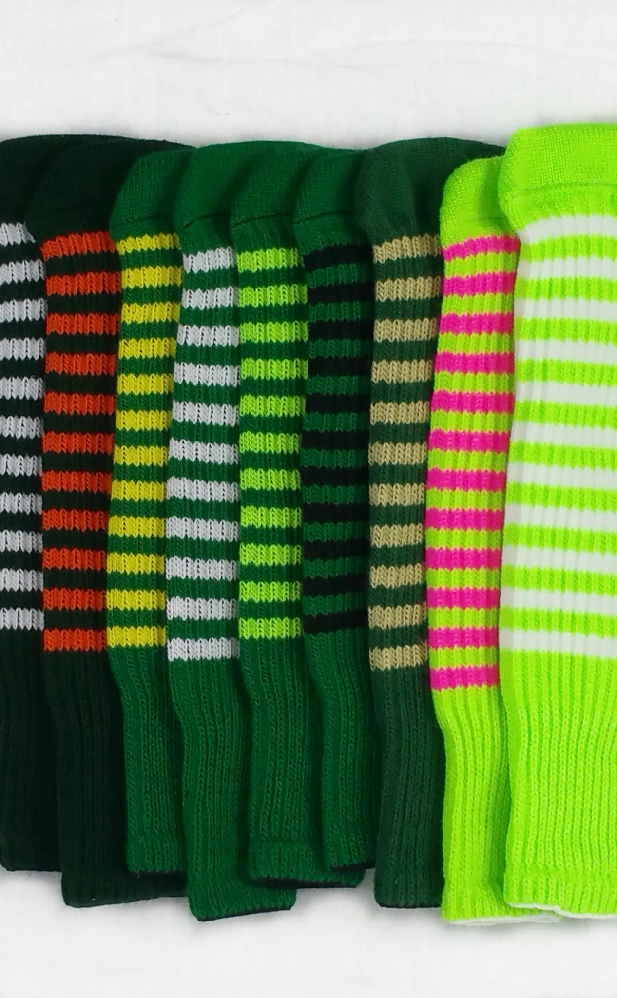 Green and Yellow Club Sock Golf Headcover