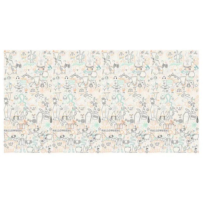 Halloween Coloring Tablecloth