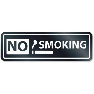HeadLine No Smoking Window Sign