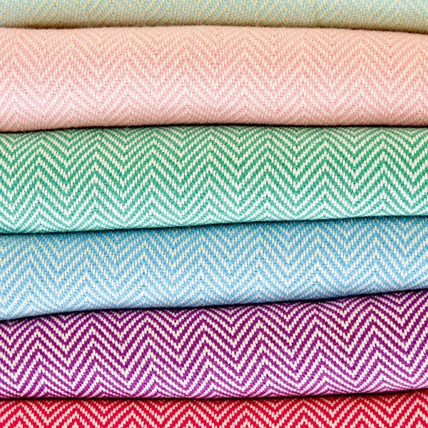 Herringbone Throws by Rice Designs