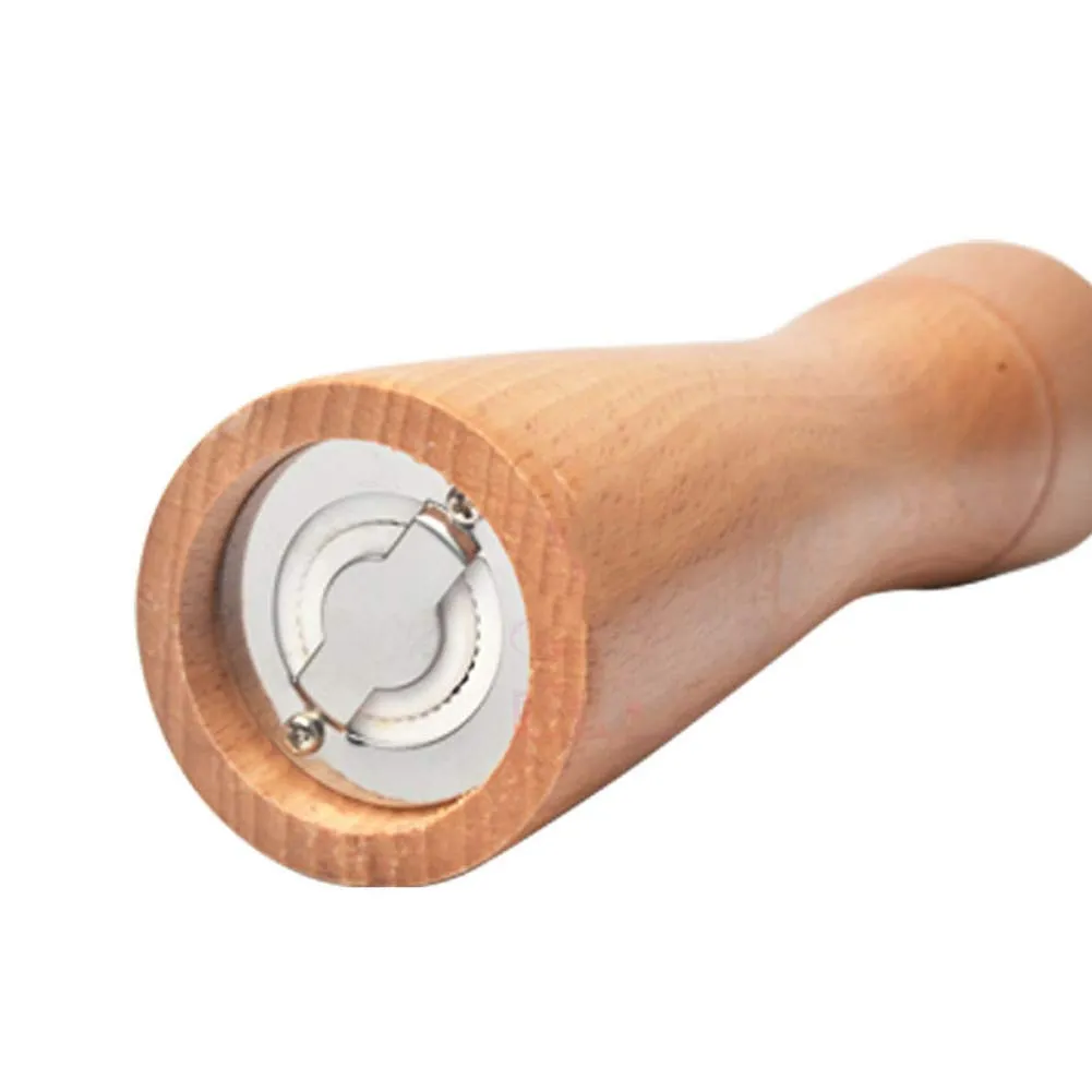 Homlly ika Salt Pepper Grinder Wood Shaker