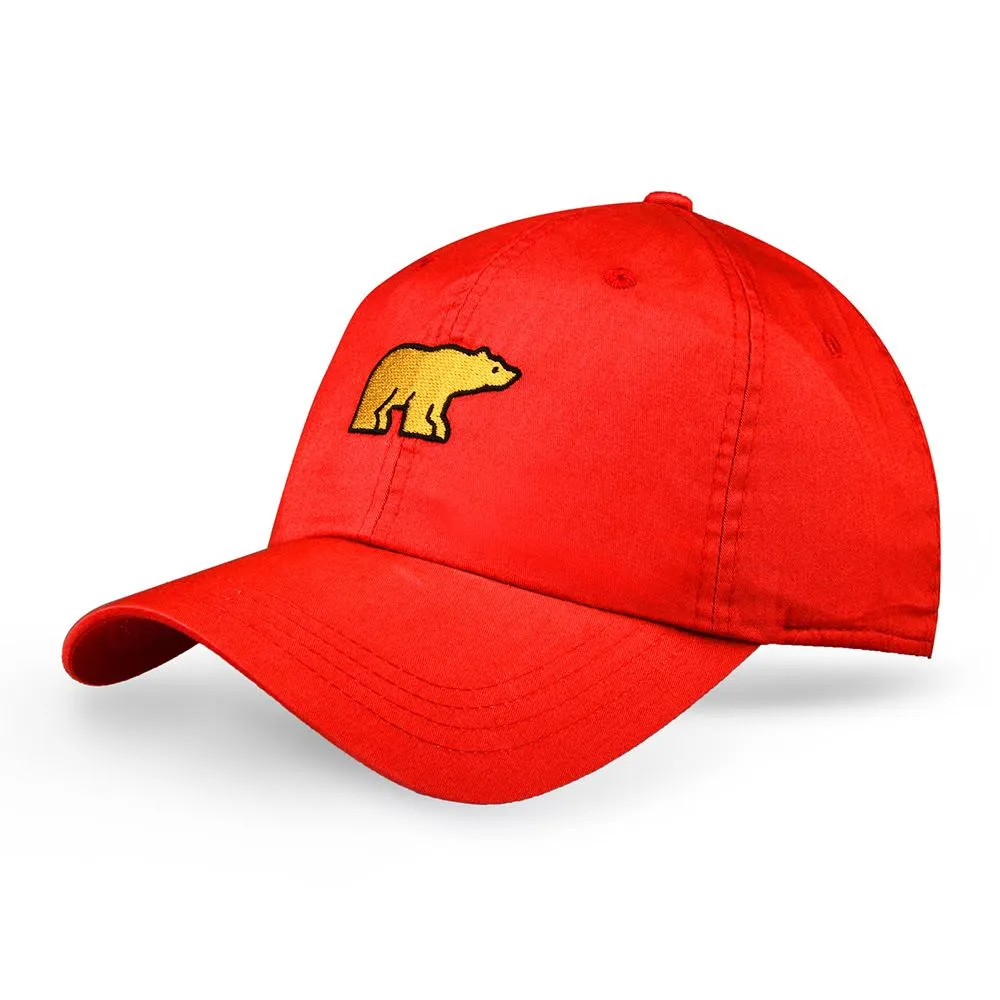 Jack Nicklaus Men's Lightweight Cotton Golf Cap - Red