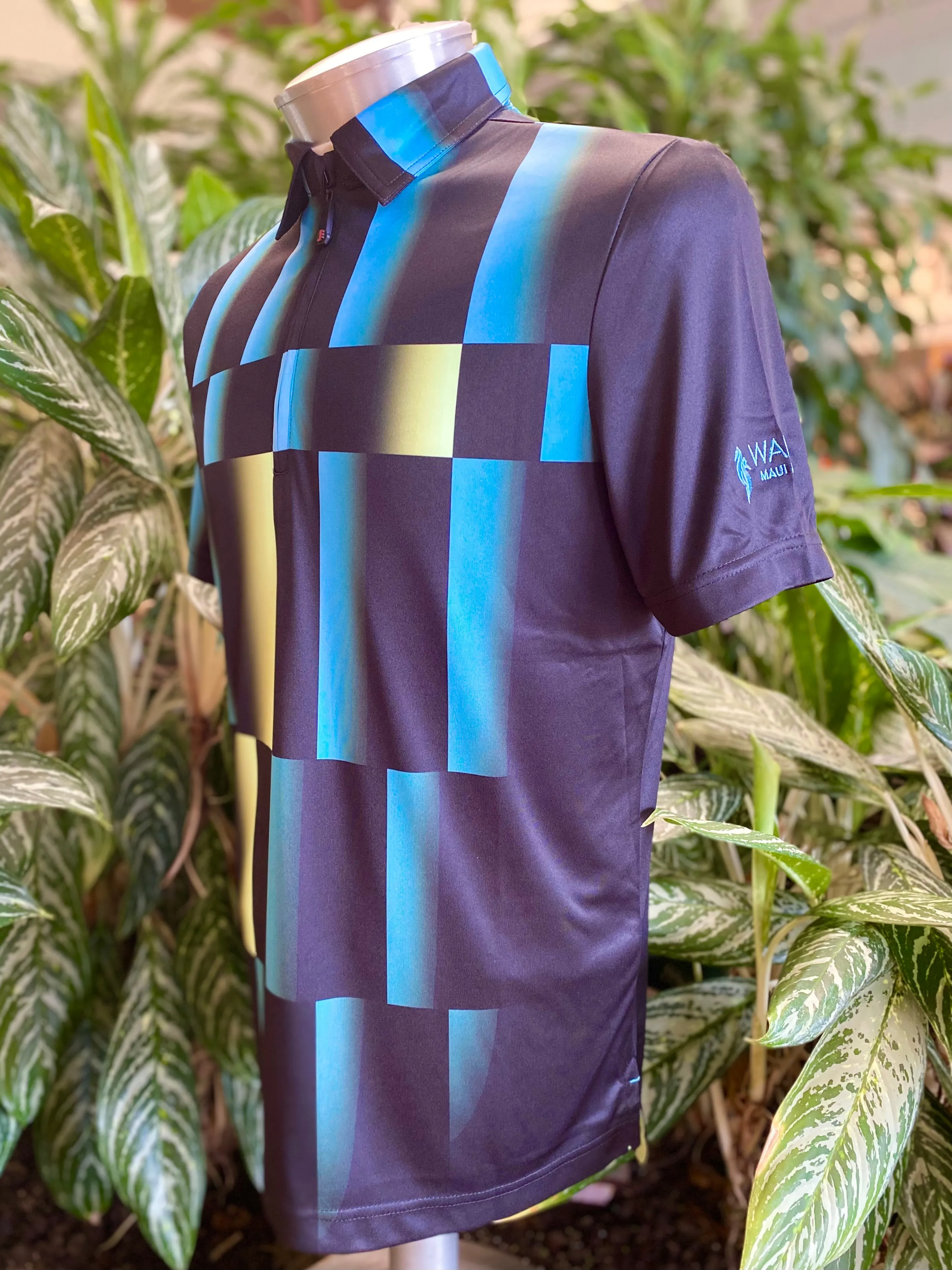 Jamie Sadock All Over Print Block Golf Polo