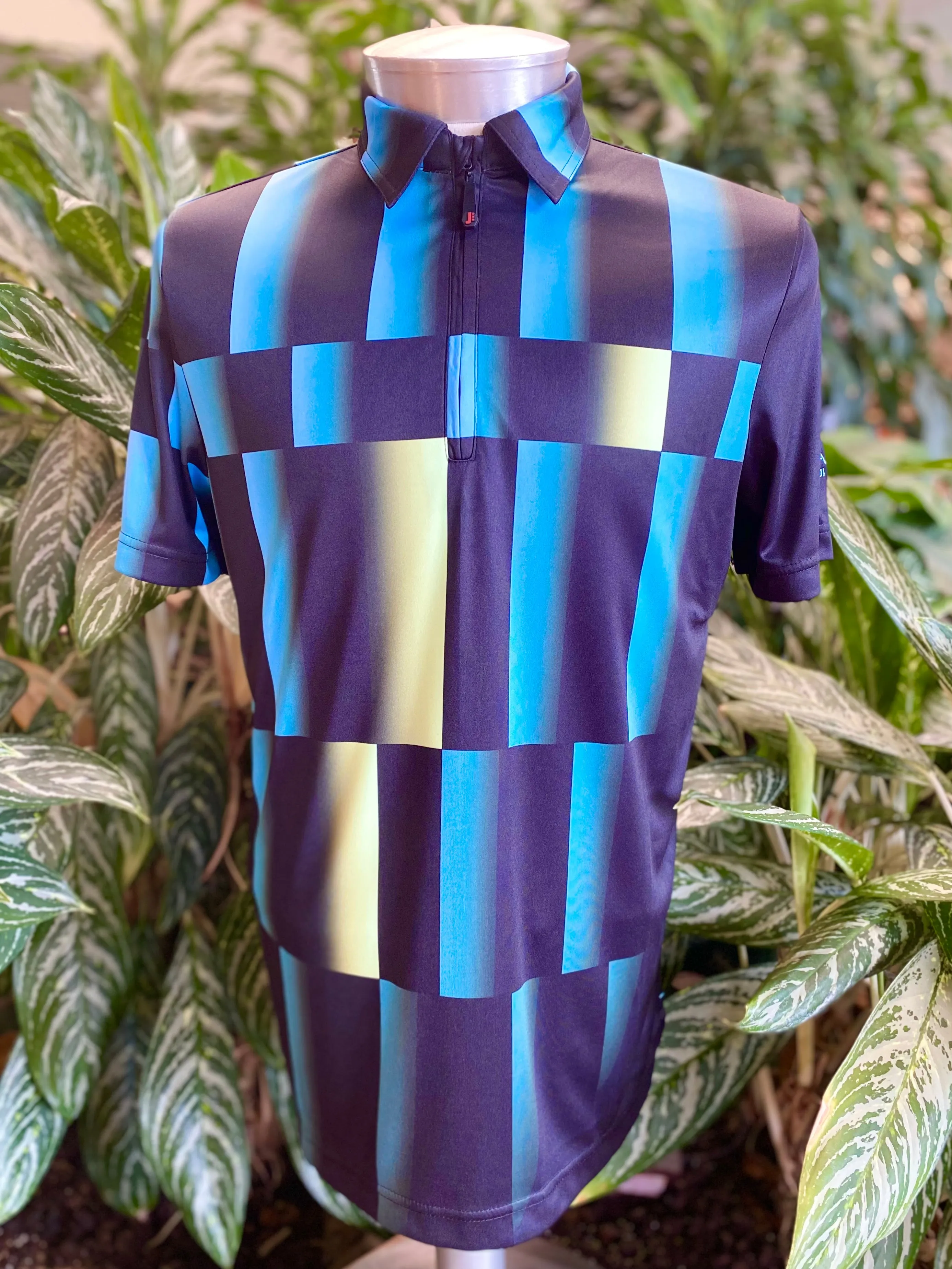 Jamie Sadock All Over Print Block Golf Polo