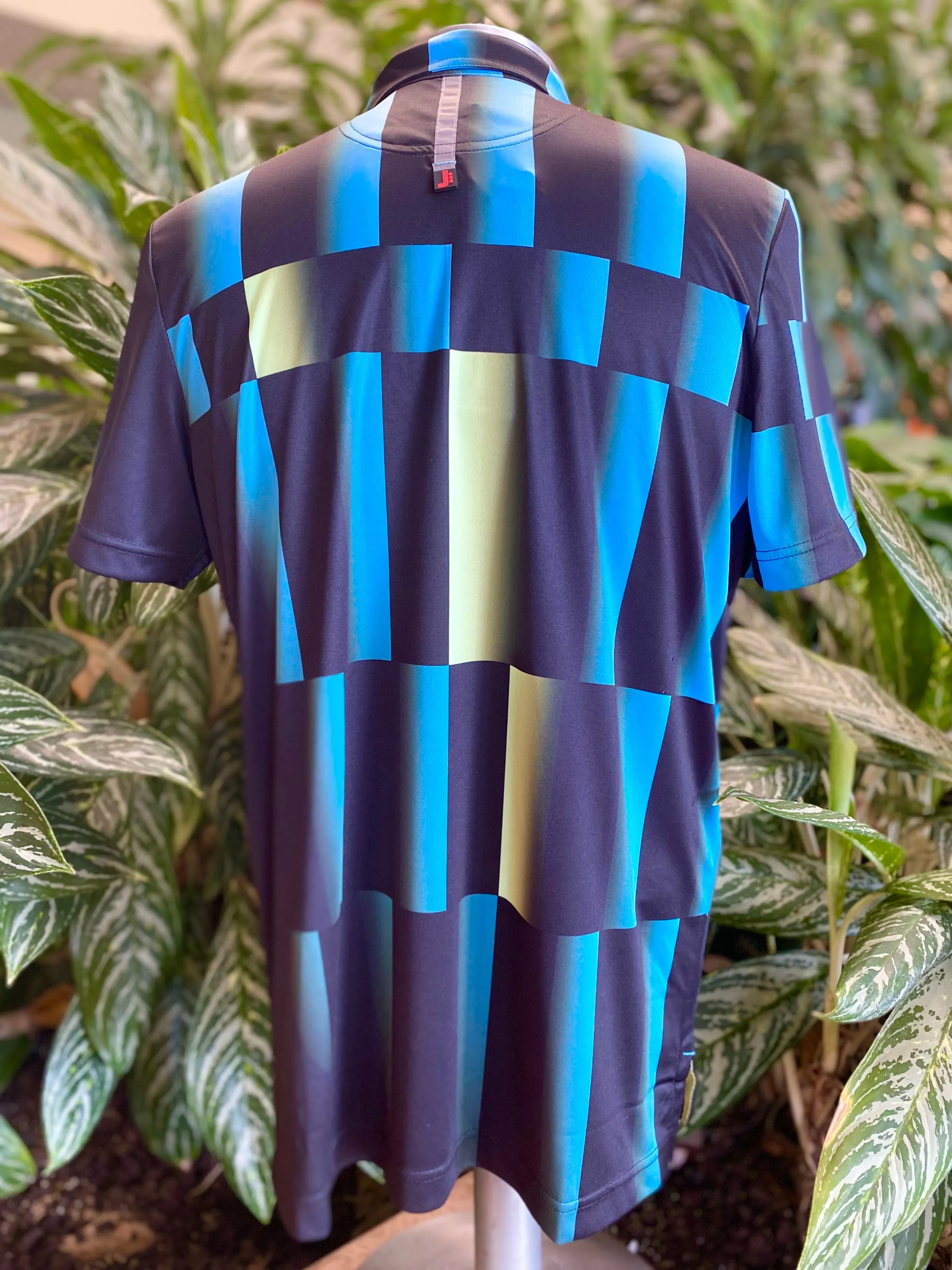Jamie Sadock All Over Print Block Golf Polo