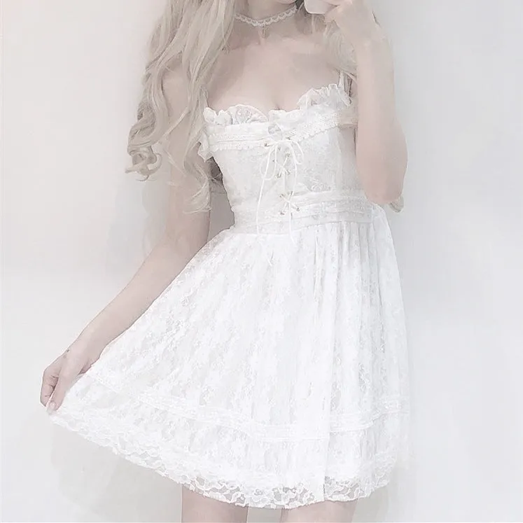 Japanese Bow suspender dress yc2277