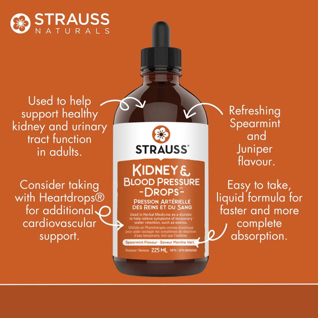 Kidney & Blood Pressure Drops™ - Diuretic Supplement 100mL