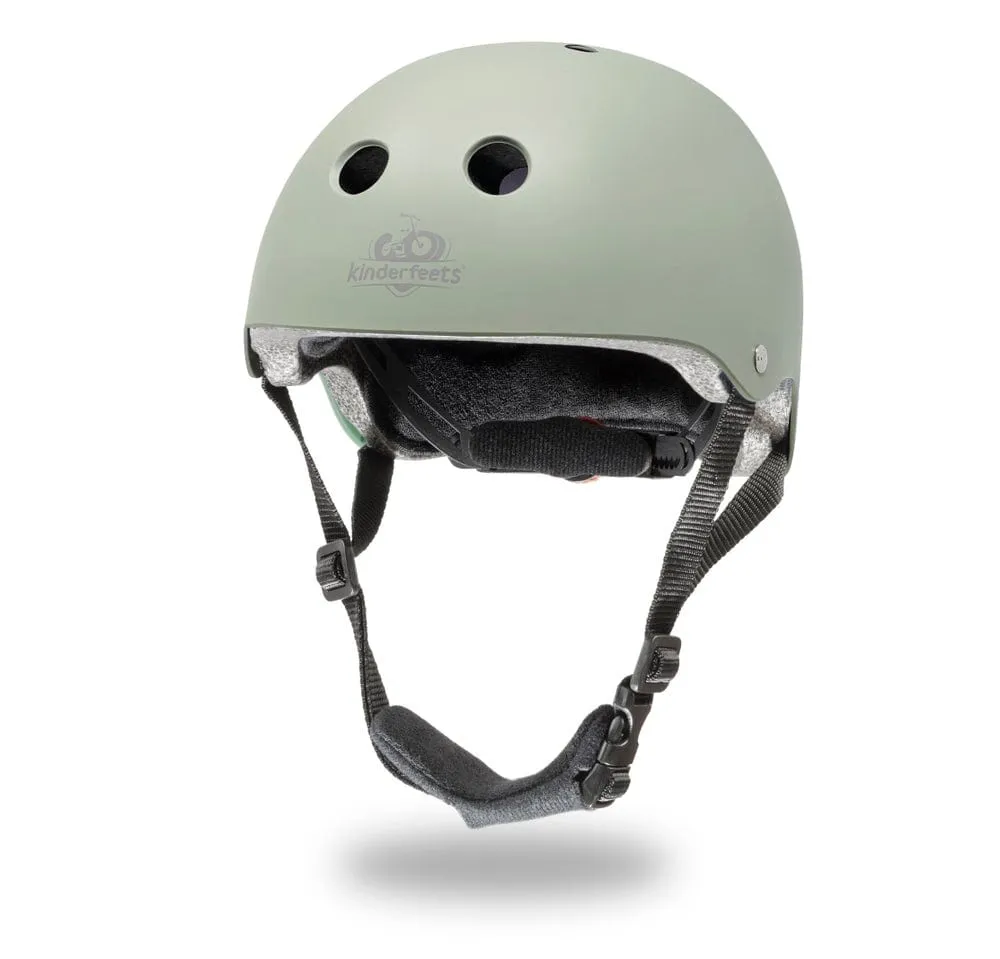 Kinderfeets Toddler Helmet - Matte Silver Sage