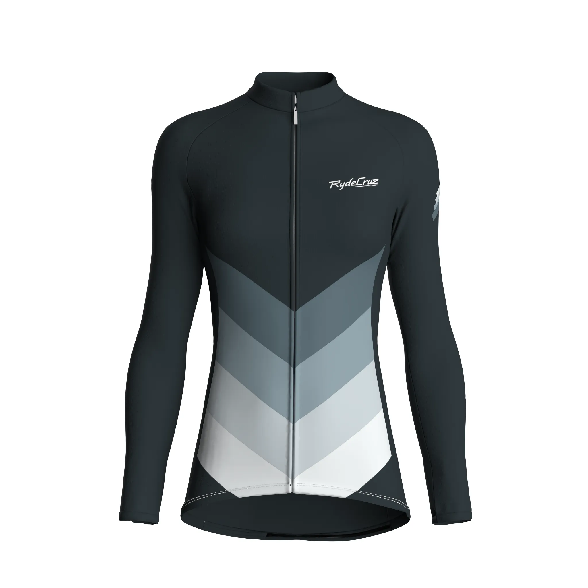Kinetic Flow | Gunmetal Gray Female Long Sleeves Jersey