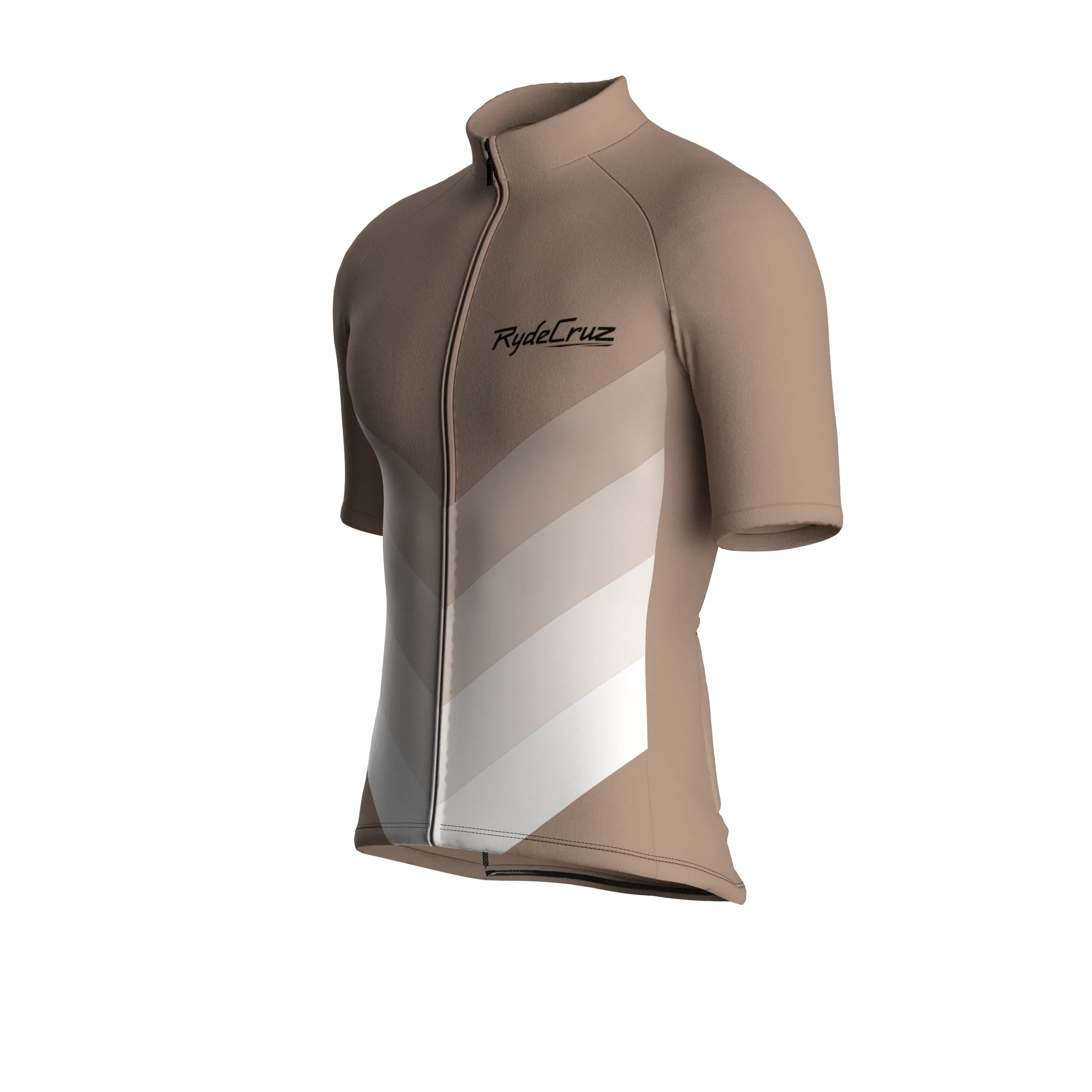 Kinetic Flow | Warm Taupe Male Short Sleeves Jersey