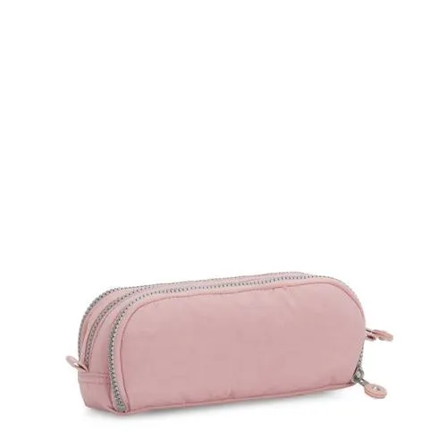 Kipling-Gitroy-Large zipped pencase with multiple compartments -Bridal Rose-13564-46Y