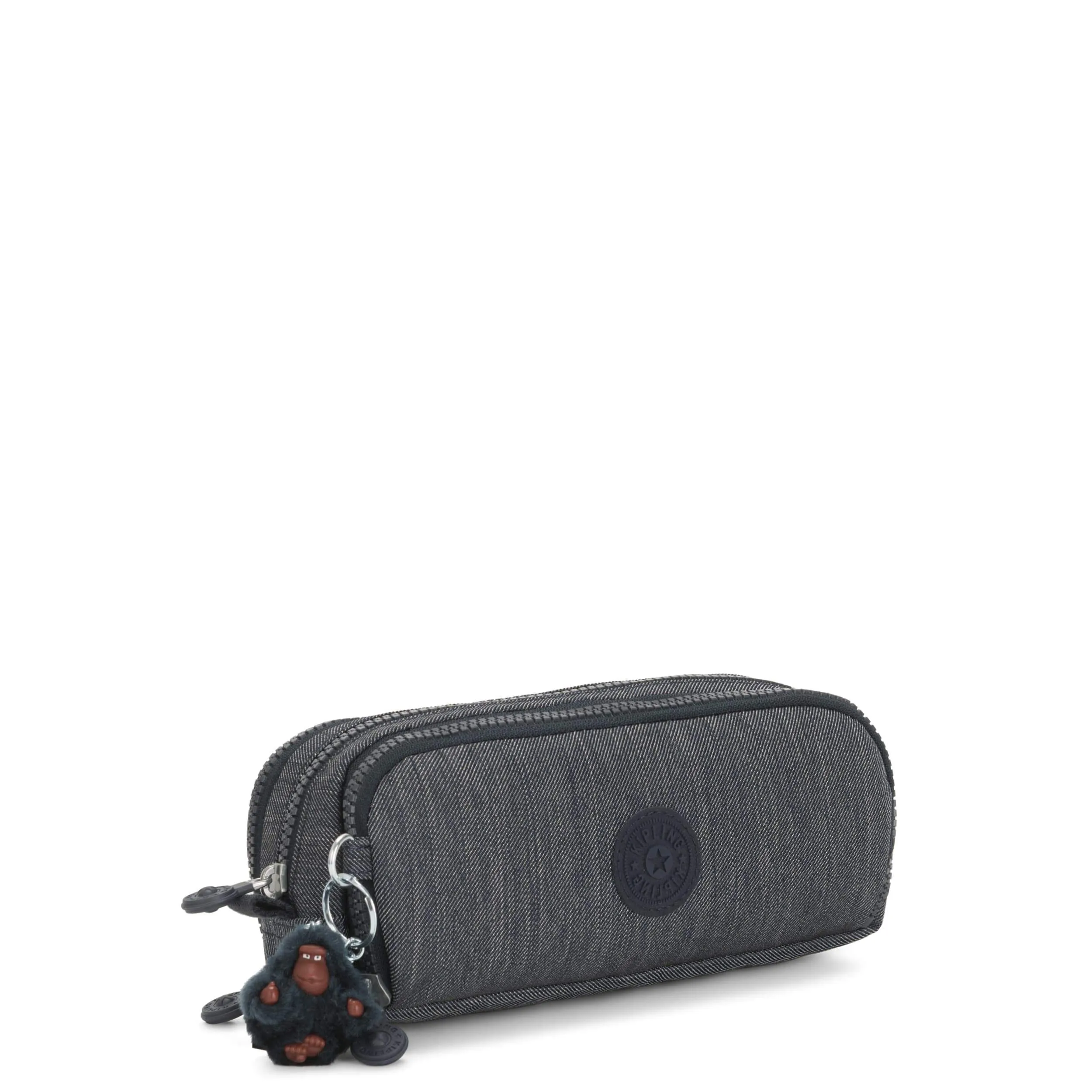 Kipling-Gitroy-Large zipped pencase with multiple compartments -Marine Navy-I6666-58C