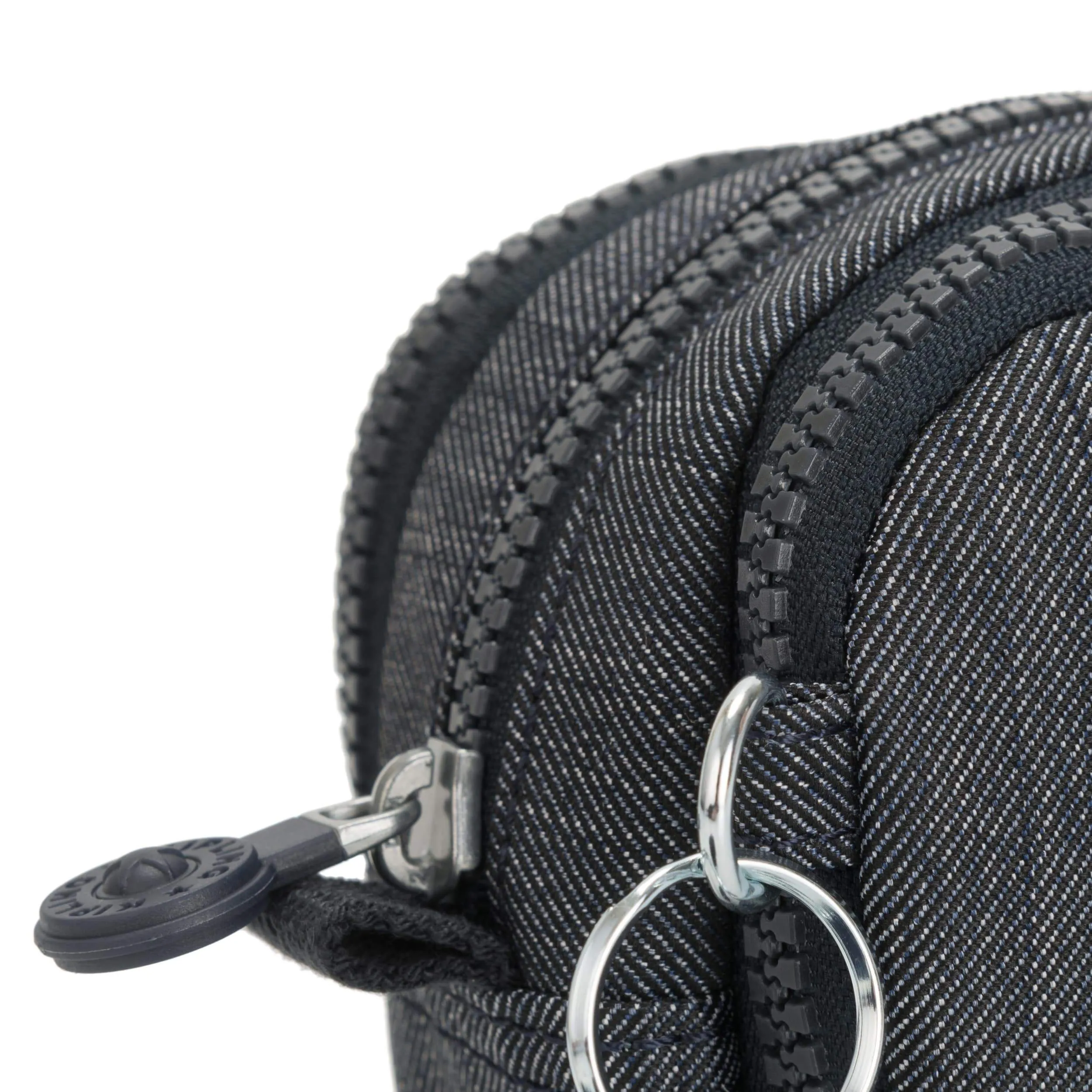 Kipling-Gitroy-Large zipped pencase with multiple compartments -Marine Navy-I6666-58C