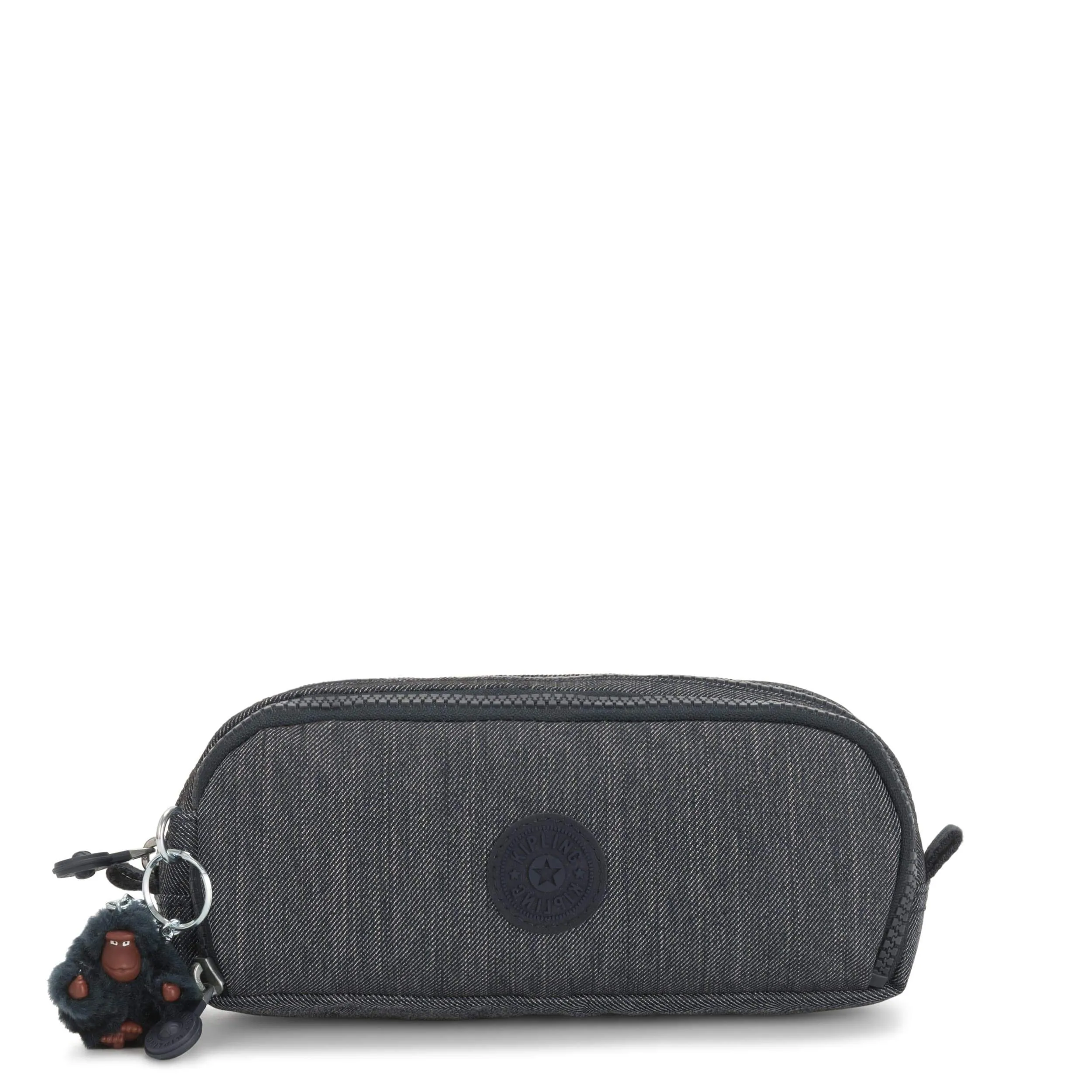 Kipling-Gitroy-Large zipped pencase with multiple compartments -Marine Navy-I6666-58C