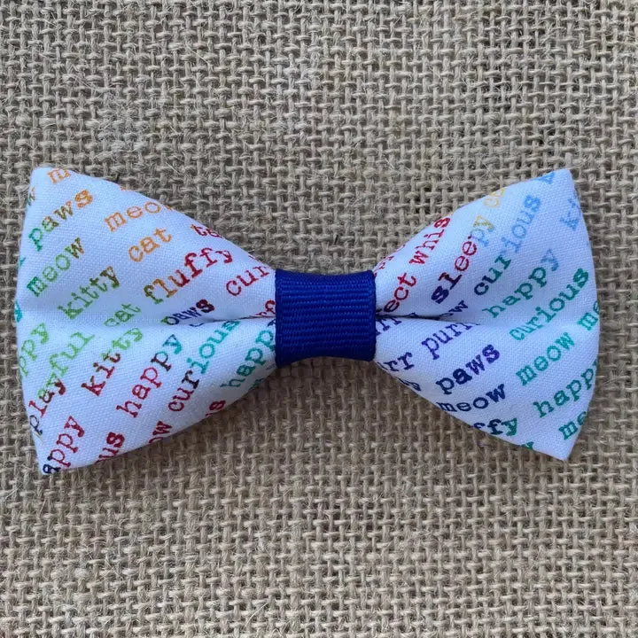 Kitty Cat Sayings - Mini Size Bow