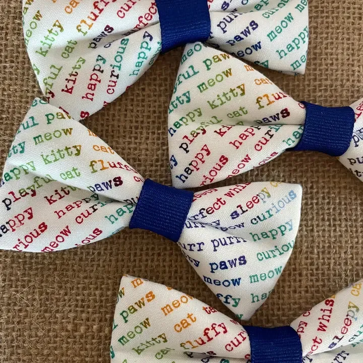 Kitty Cat Sayings - Mini Size Bow