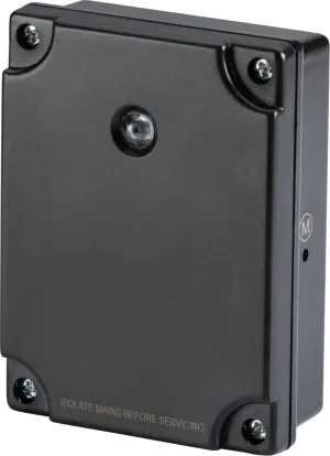 Knightsbridge OS006B IP55 Photocell Switch - Wall Mountable (Black)