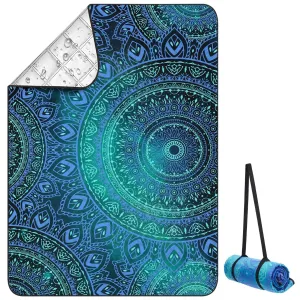 Large Picnic Outdoor Blankets 78" x 59" Beach Camping Blanket Waterproof Sandproof Picnic Camping Mat Camping Gear Essentials