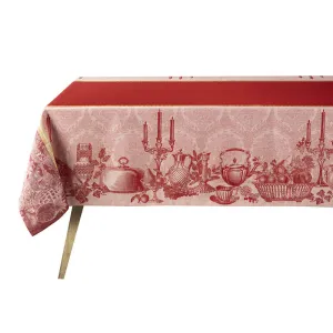 Le Jacquard Francais - Festin- Red- Tablecloth - 69" x 149"