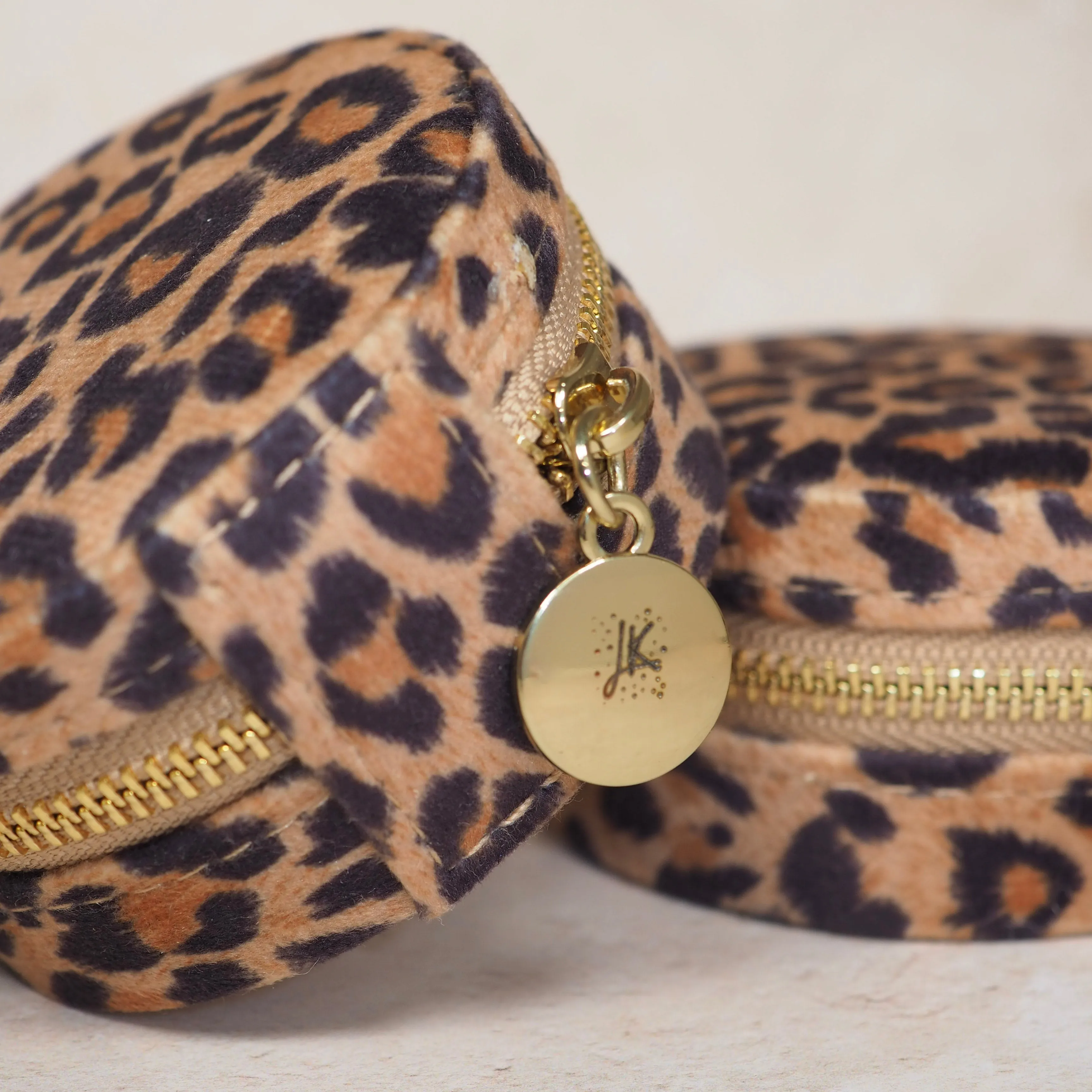 Leopard Print - Travel Jewellery Case