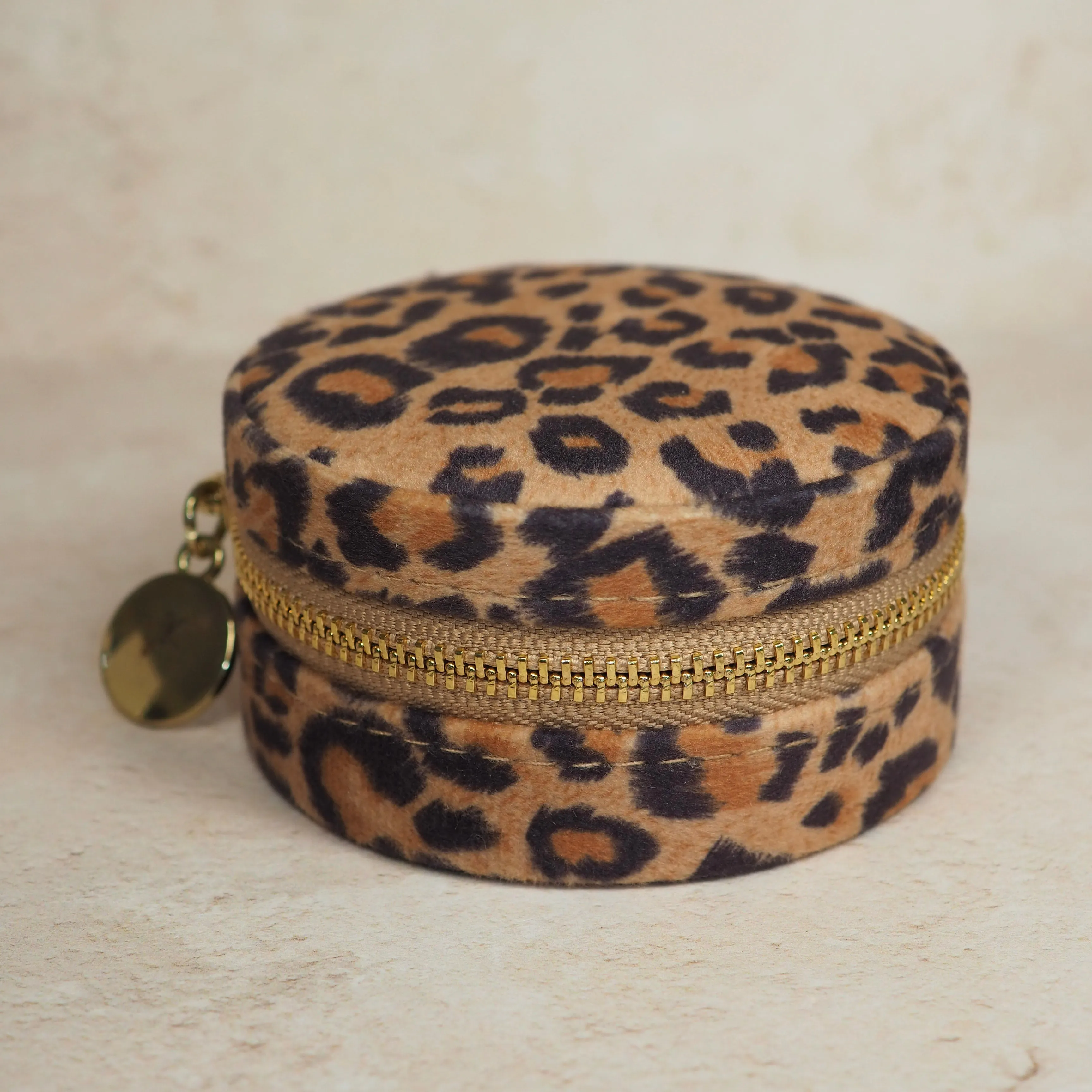 Leopard Print - Travel Jewellery Case