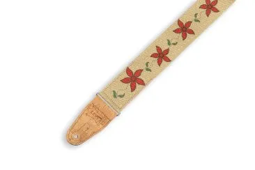 Levy's MH8P-012 Hemp Flowering Guitar Strap