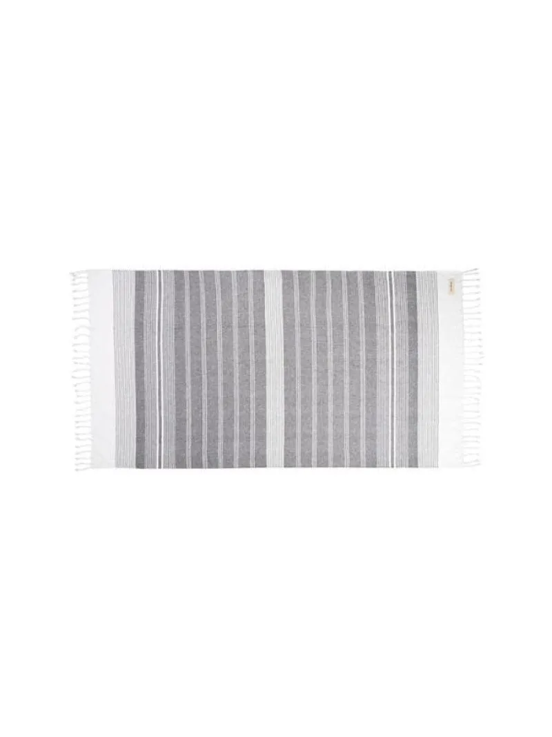 Linen House Hammam Towel 100x180 Burleigh Charcoal