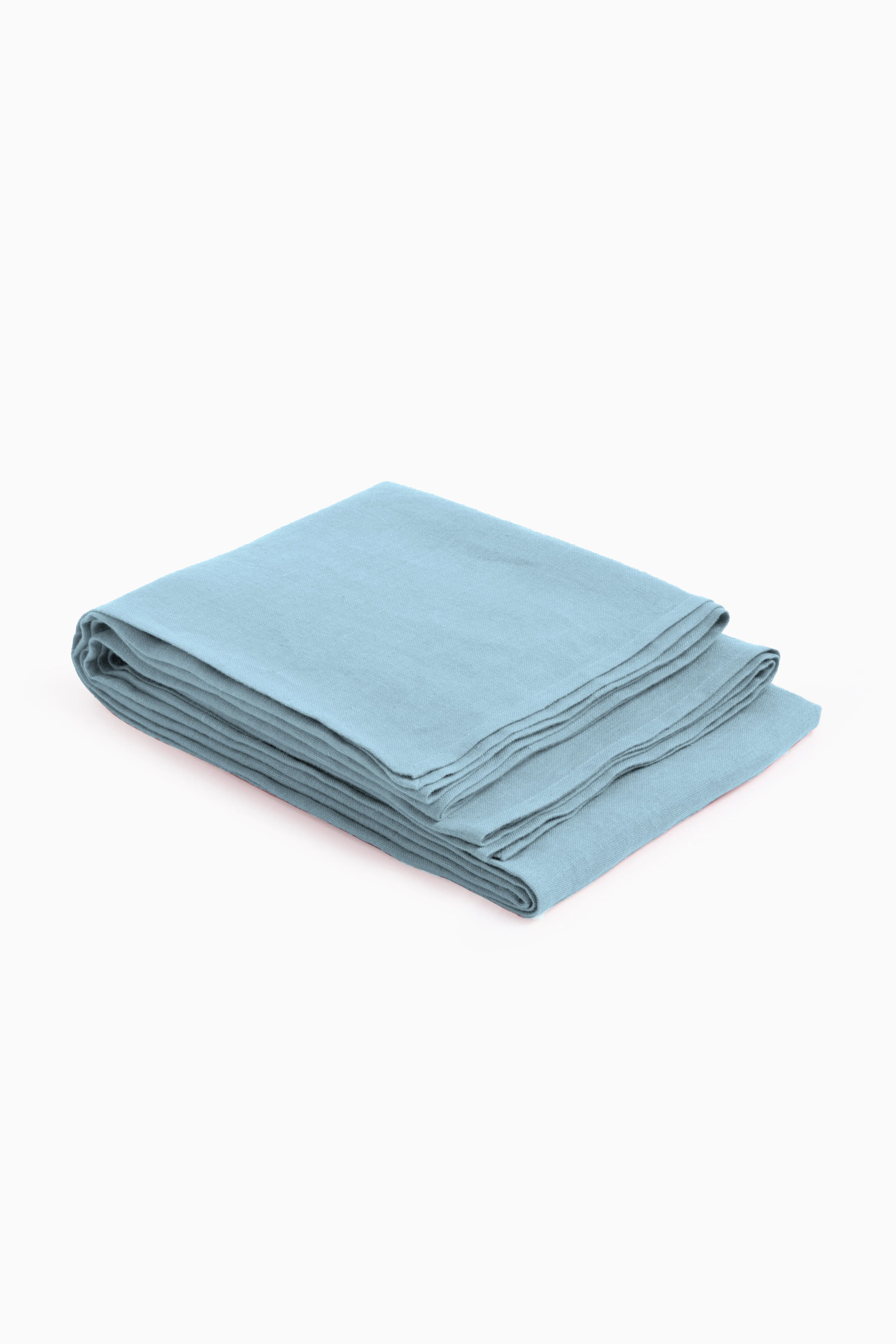 Linen Slumber Solid Tablecloth-Moody Blue