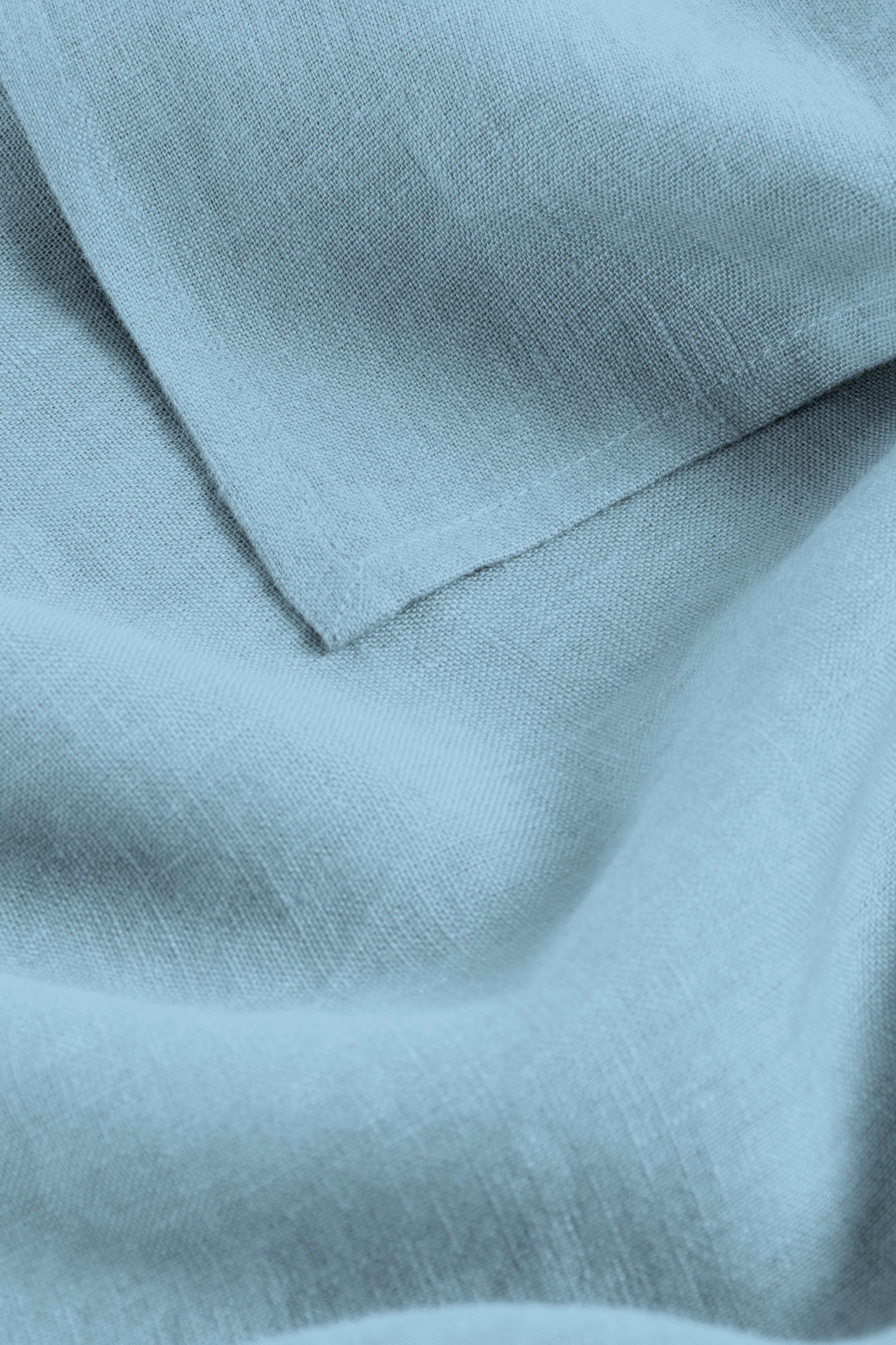 Linen Slumber Solid Tablecloth-Moody Blue