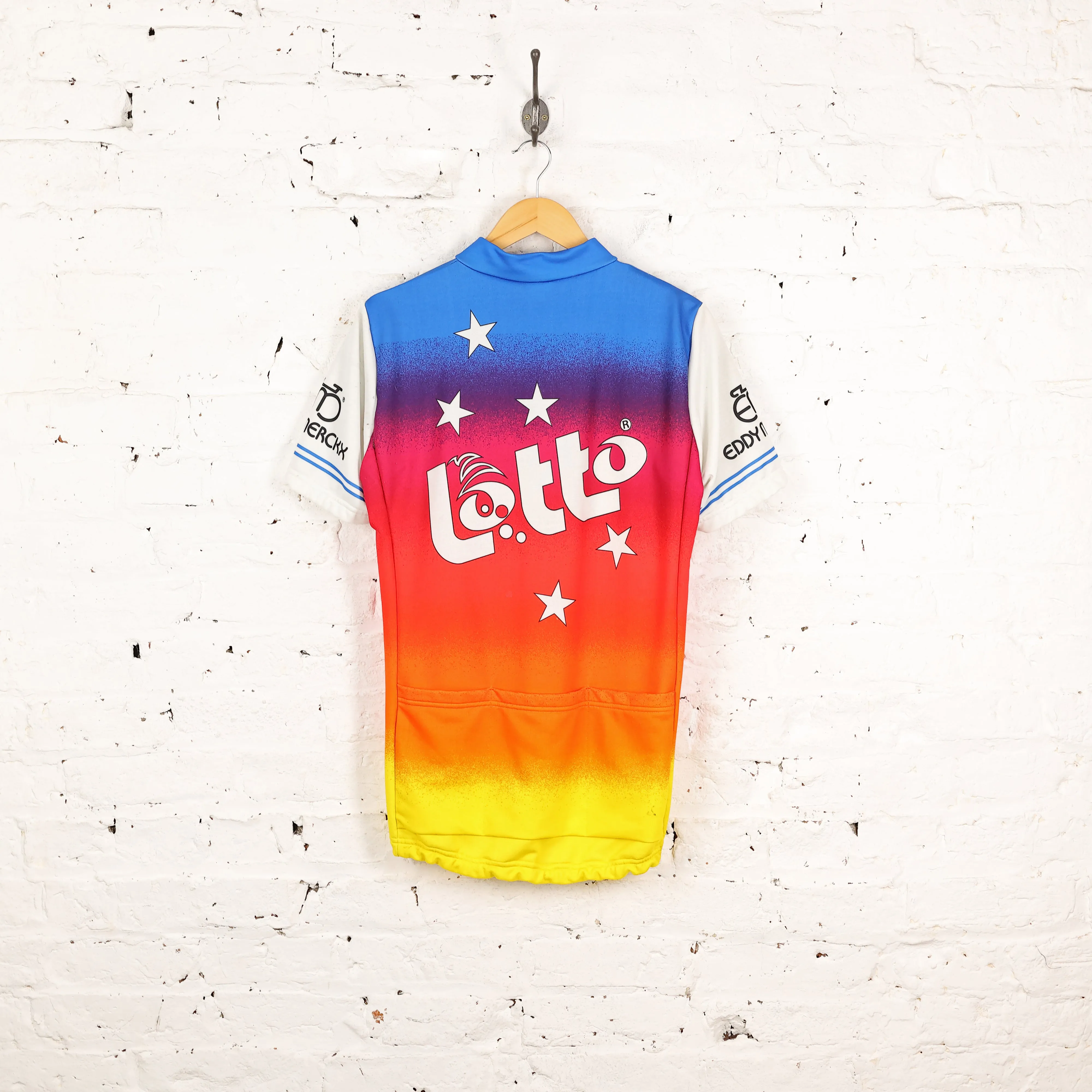 Lotto SMS Santini Emerxil Team 1987 Cycling Jersey - Blue - XL