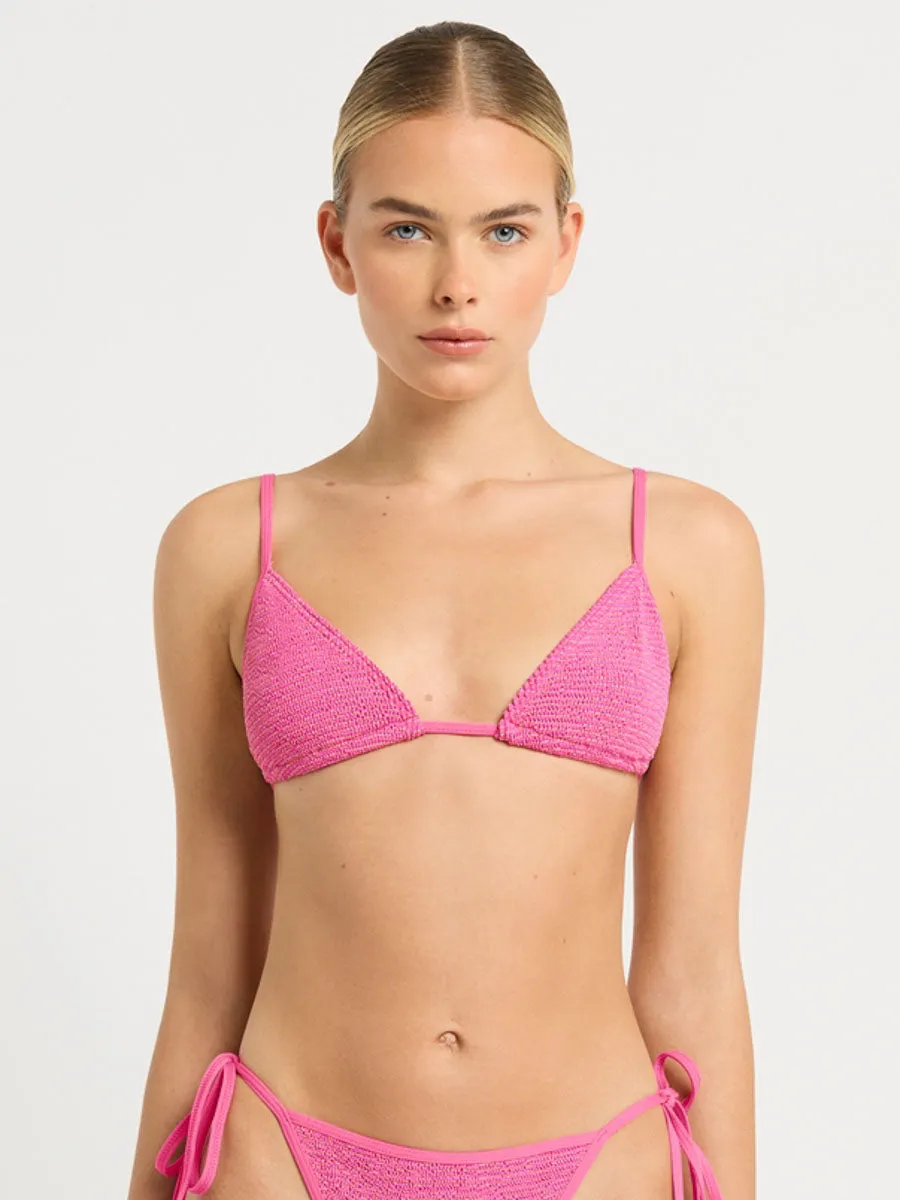 Luana Triangle in Wildberry Lurex