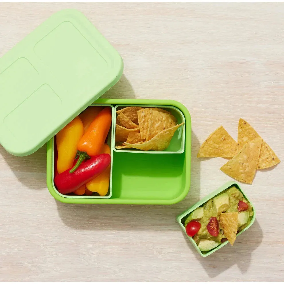 LunchBots Platinum Silicone Medium Build-A-Bento - Seafoam